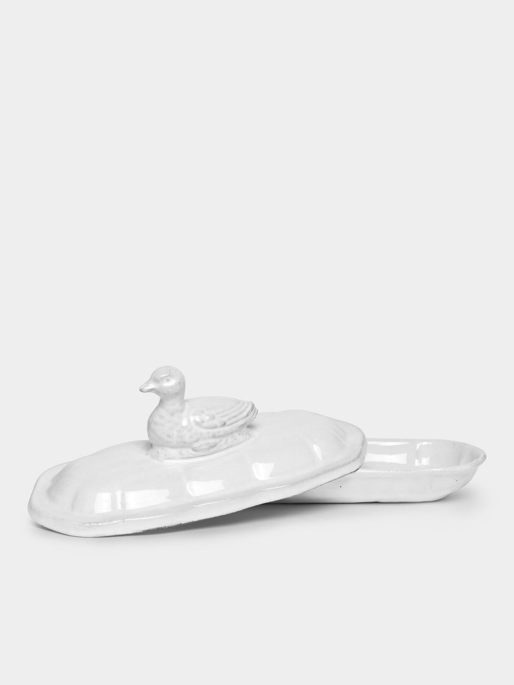 Duckling Hand-Glazed Ceramic Rectangular Box