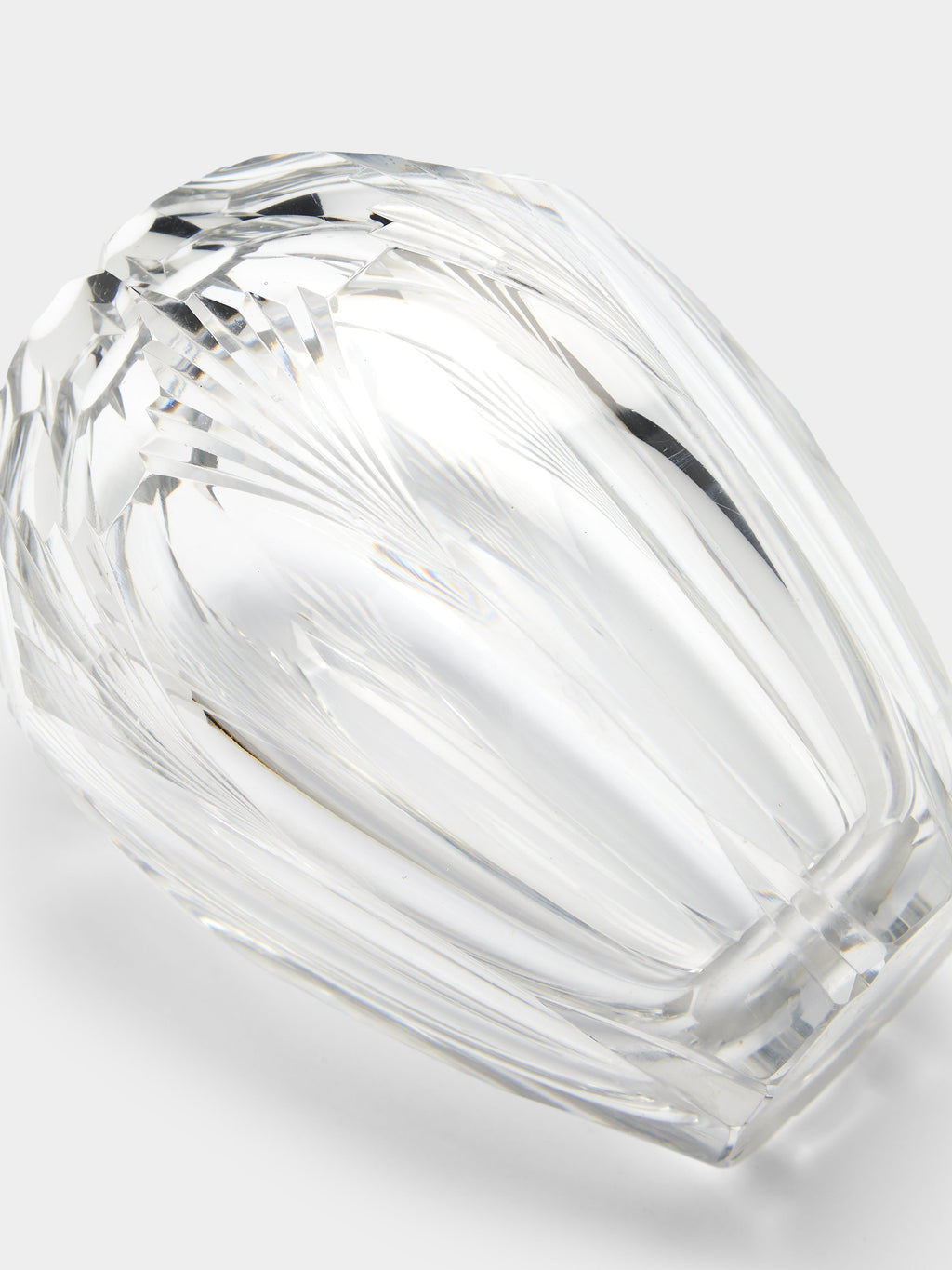 1930s Daum Cut Crystal Vase (10.5in/27cm)