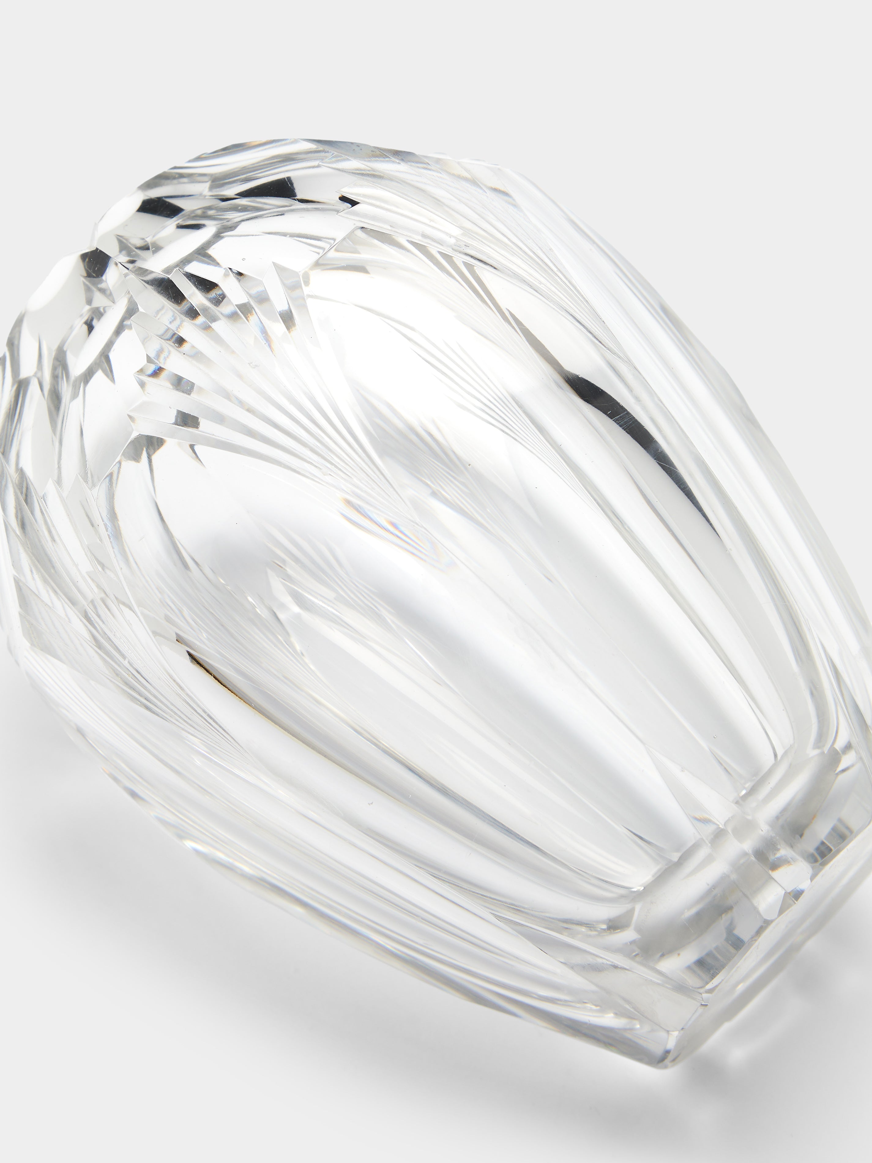 1930s Daum Cut Crystal Vase (10.5in/27cm)