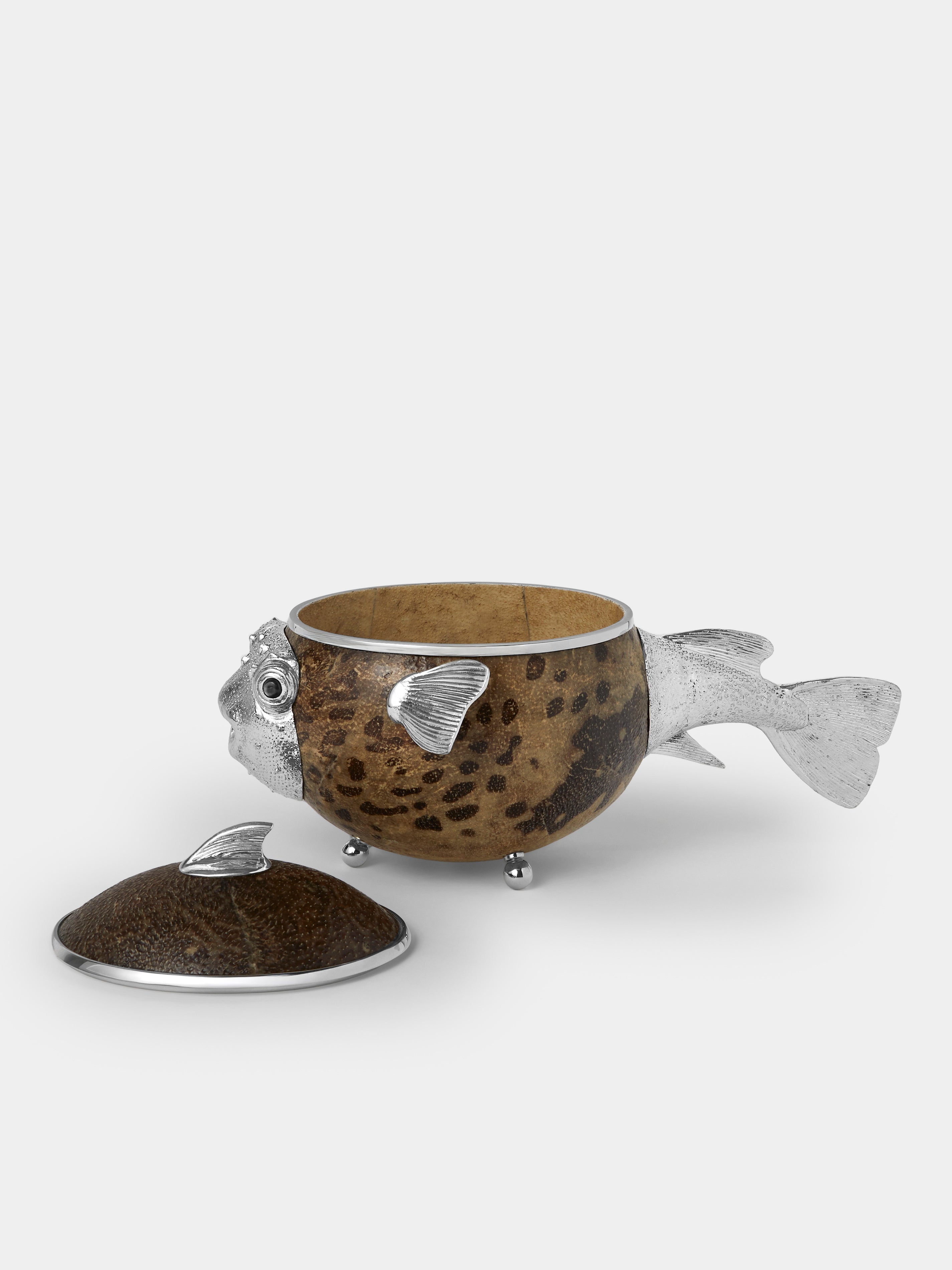 Pufferfish Silver-Plated Box