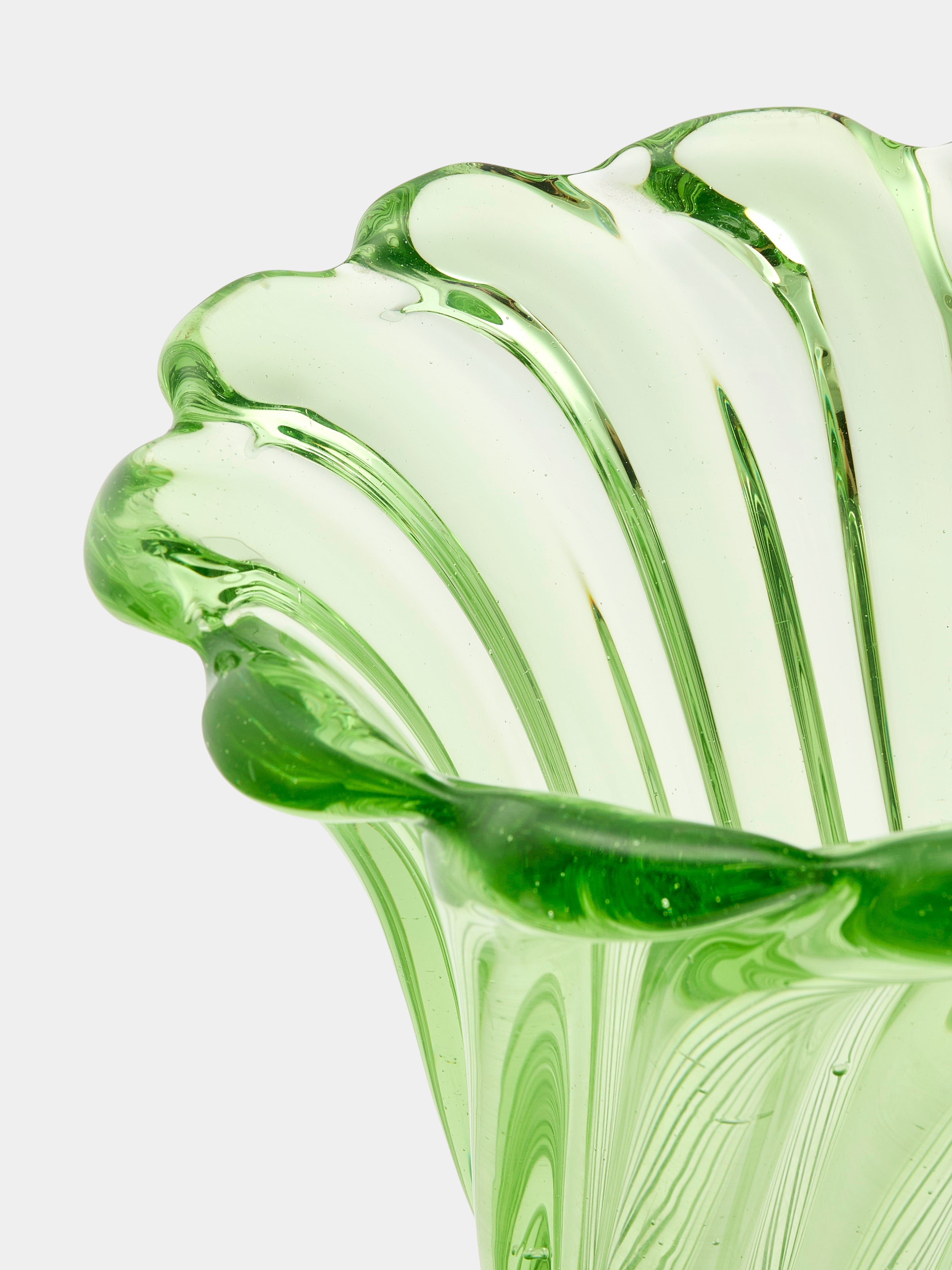 1940s Flavio Poli Murano Glass Vase (11in/28cm)