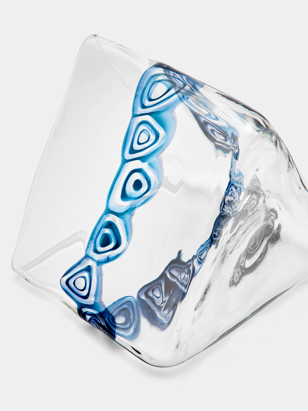 1960s Gianmaria Potenza La Murrina Murano Glass Vase (8in/20.5cm)