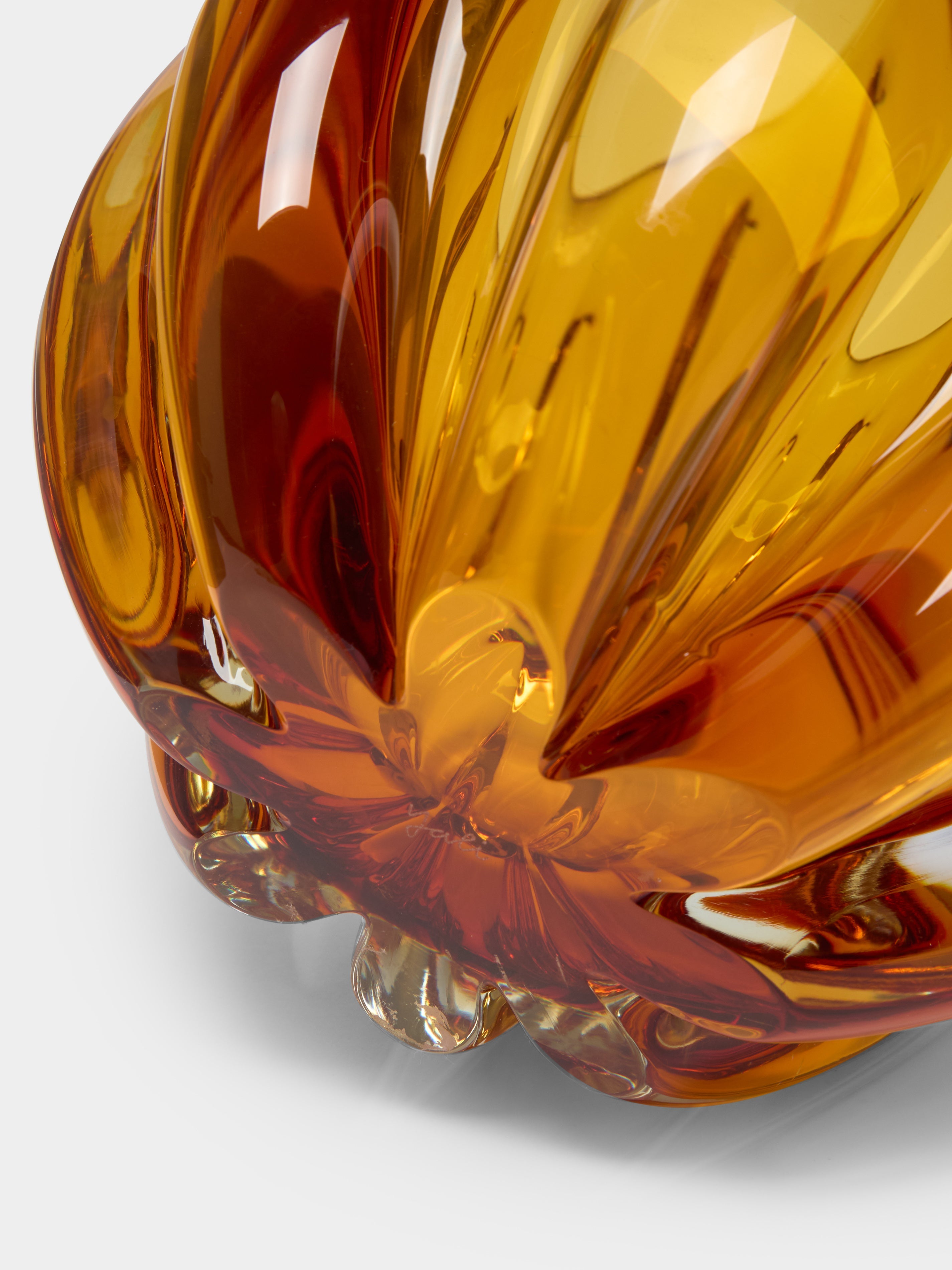 Fiori Bolla Hand-Blown Murano Glass Vase (9.5in/24cm)