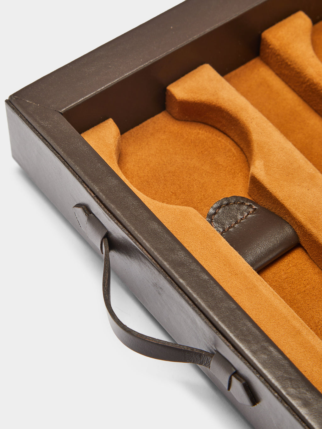 Keope Leather Travel Watch Case (6 Watches)