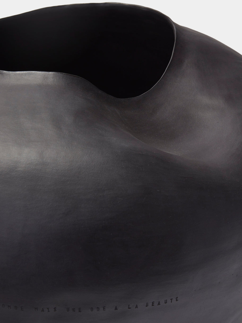 Hand-Formed Stoneware Vase (13.5in/34cm)