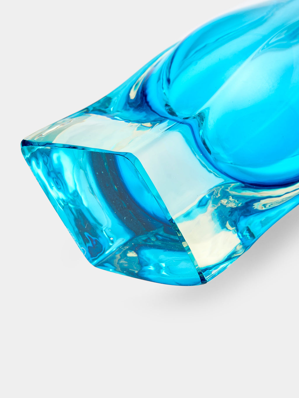 Mid-Century Daum Crystal Vase (18in/45.5cm)