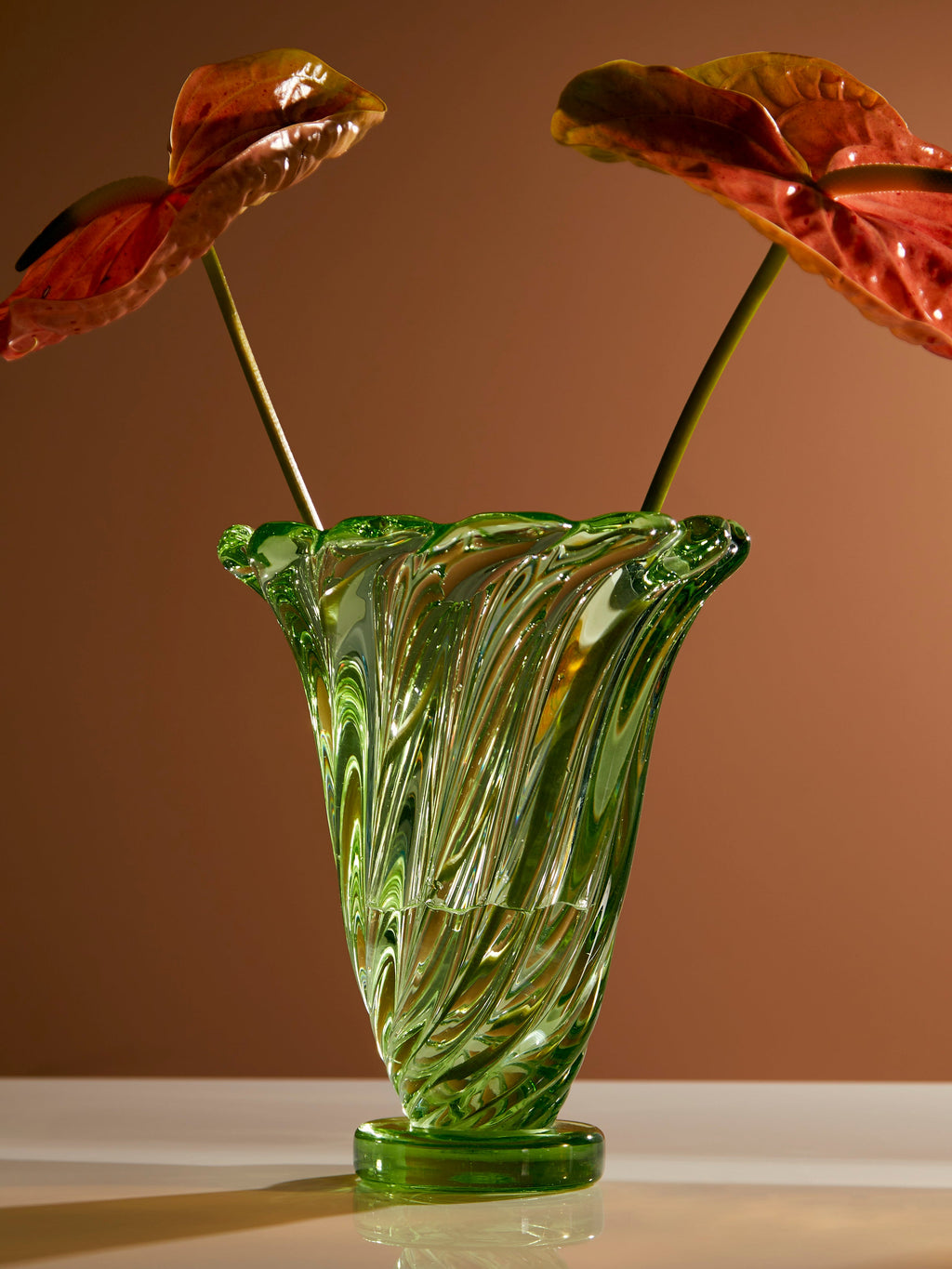 1940s Flavio Poli Murano Glass Vase (11in/28cm)