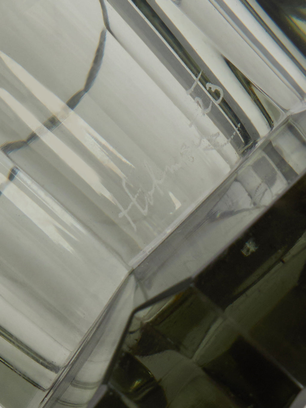 1930s Tennis Hand-Engraved Crystal Vase (10.5in/27cm)