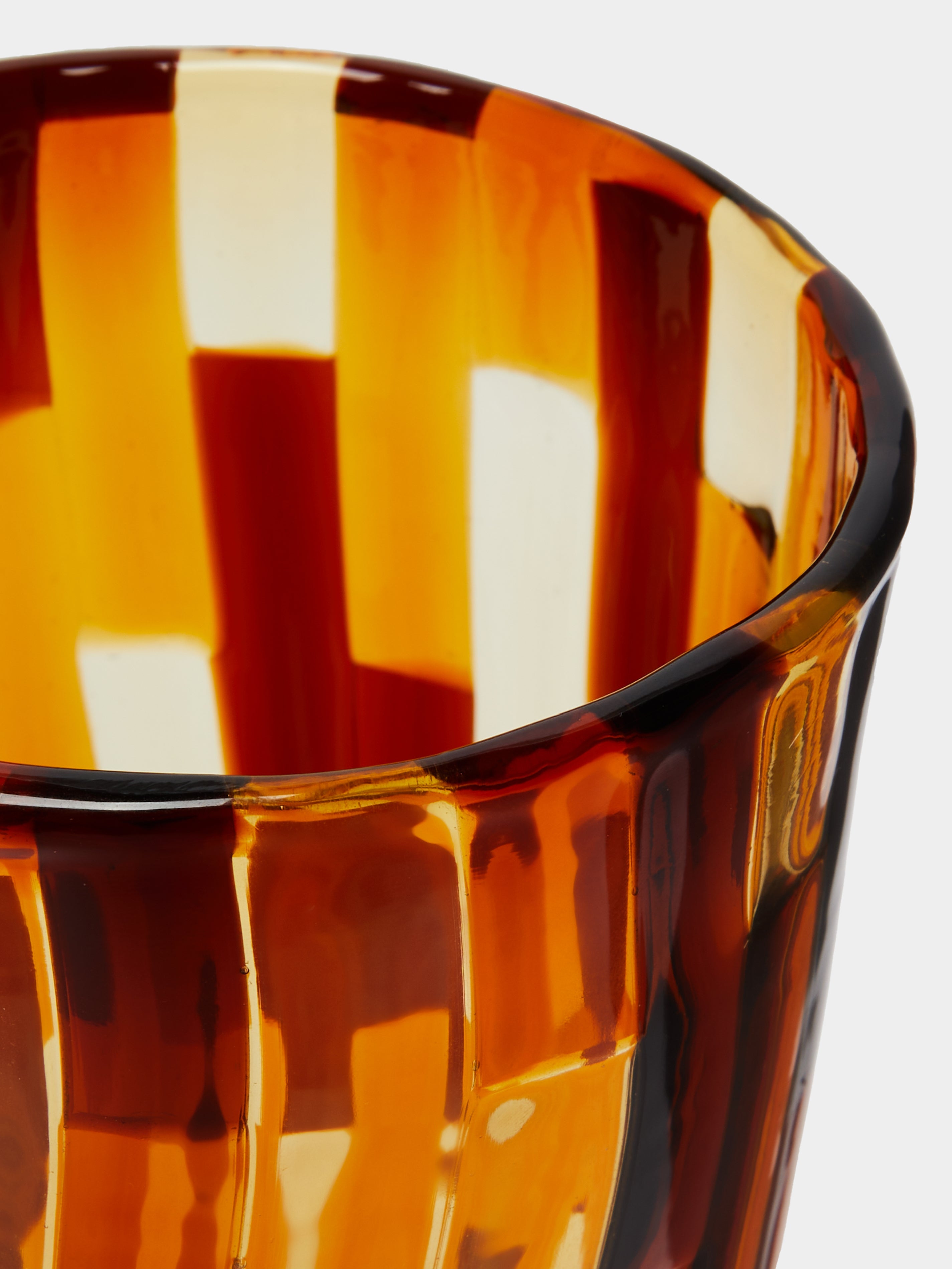 Acquamarina Hand-Blown Murano Glass Vase (10in/25cm)