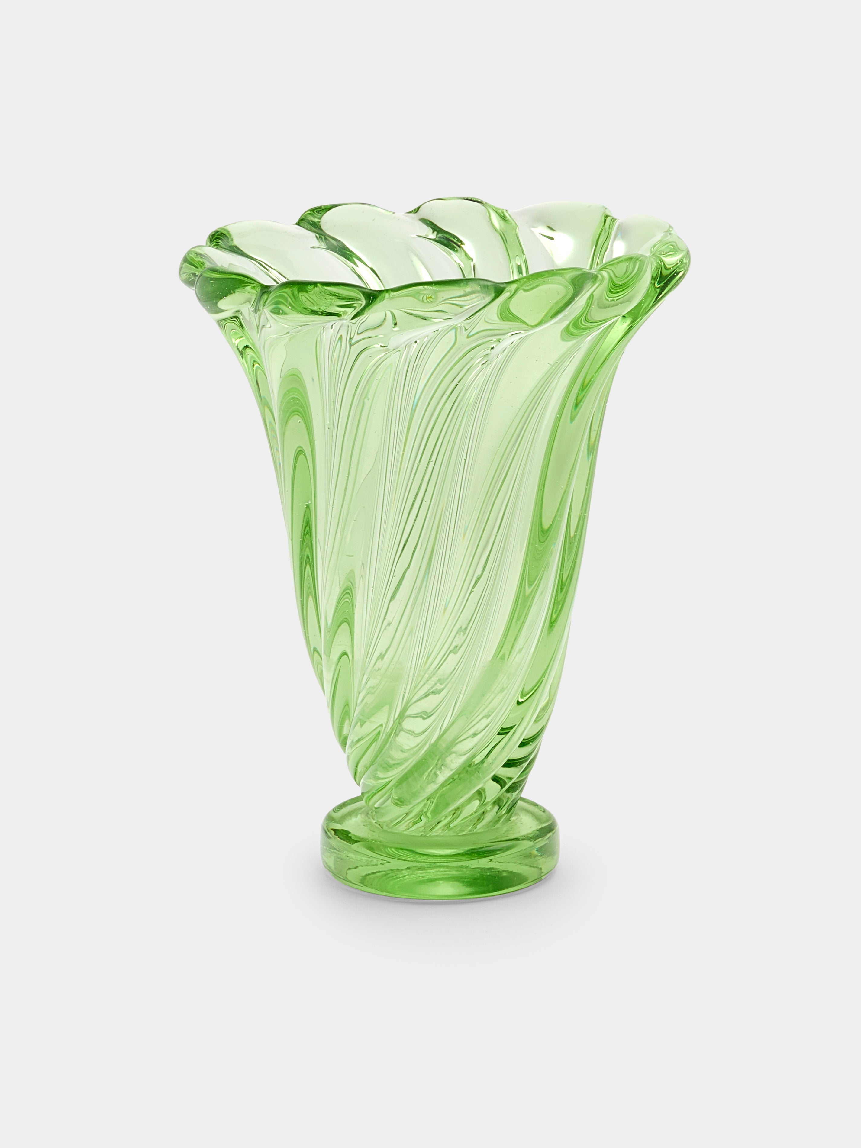 1940s Flavio Poli Murano Glass Vase (11in/28cm)