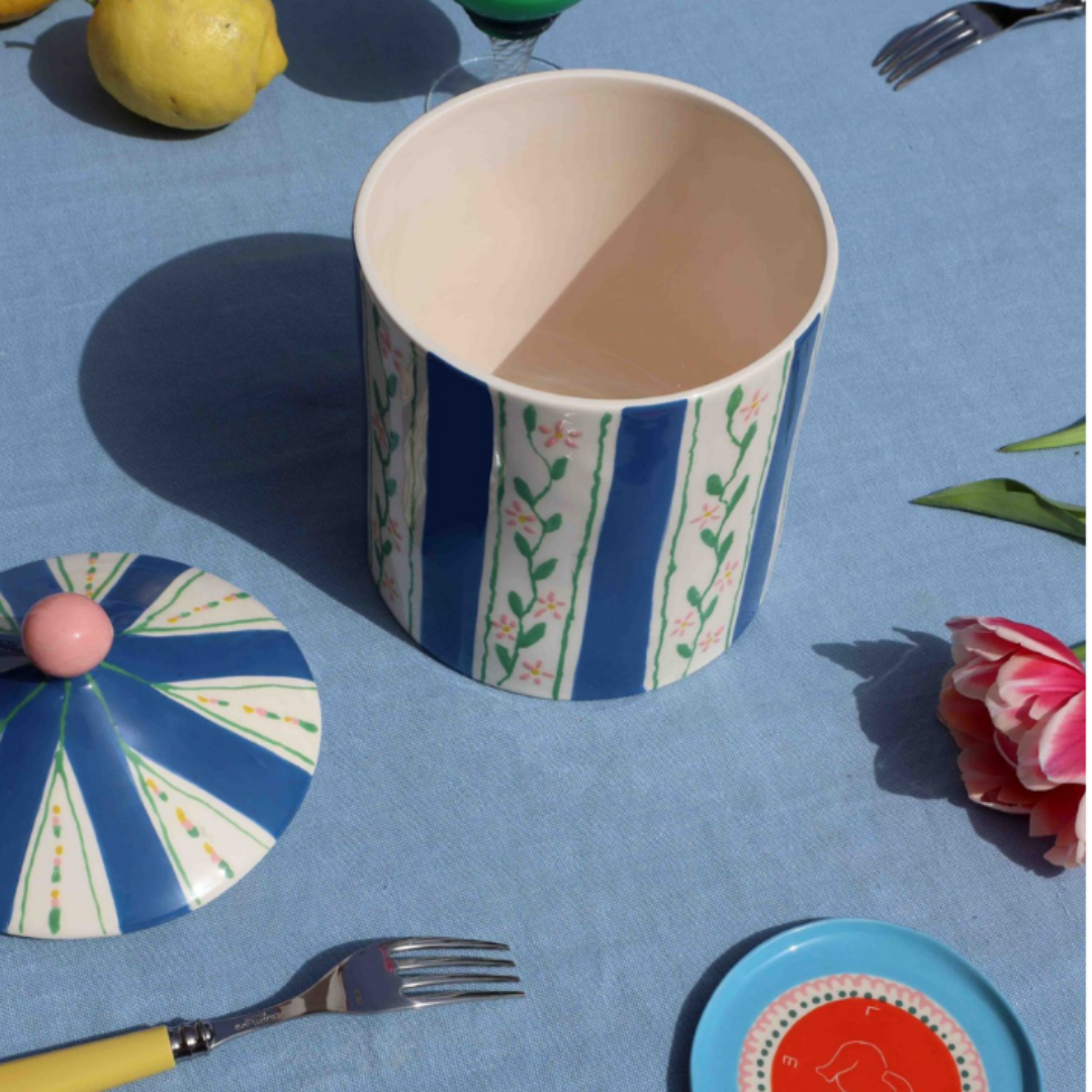 LAETITIA ROUGET Khaki Flower Box