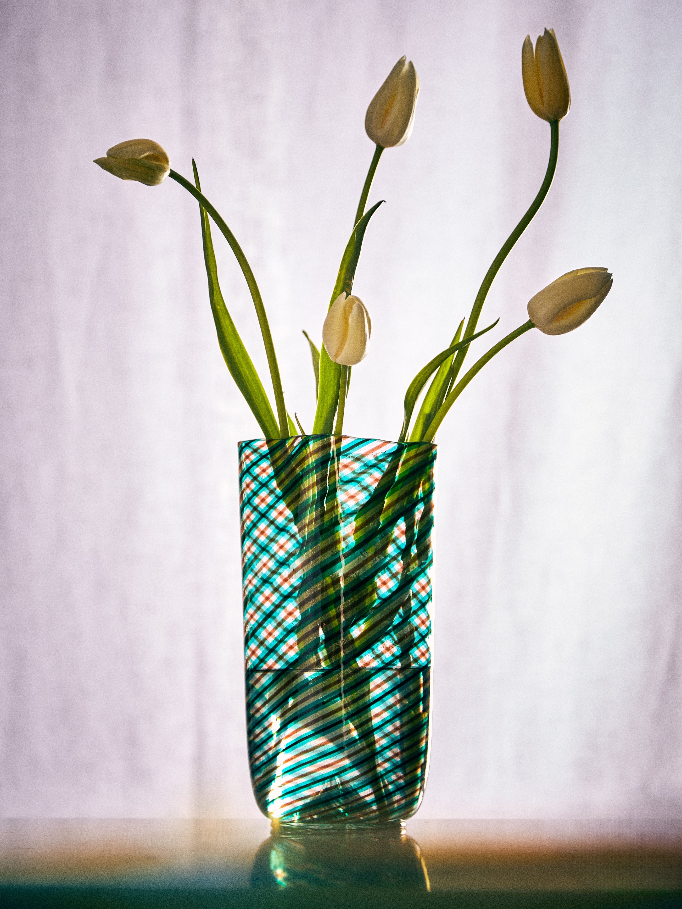 1960s Ercole Barovier Spira Aurata Murano Glass Vase (2.5in/6cm)