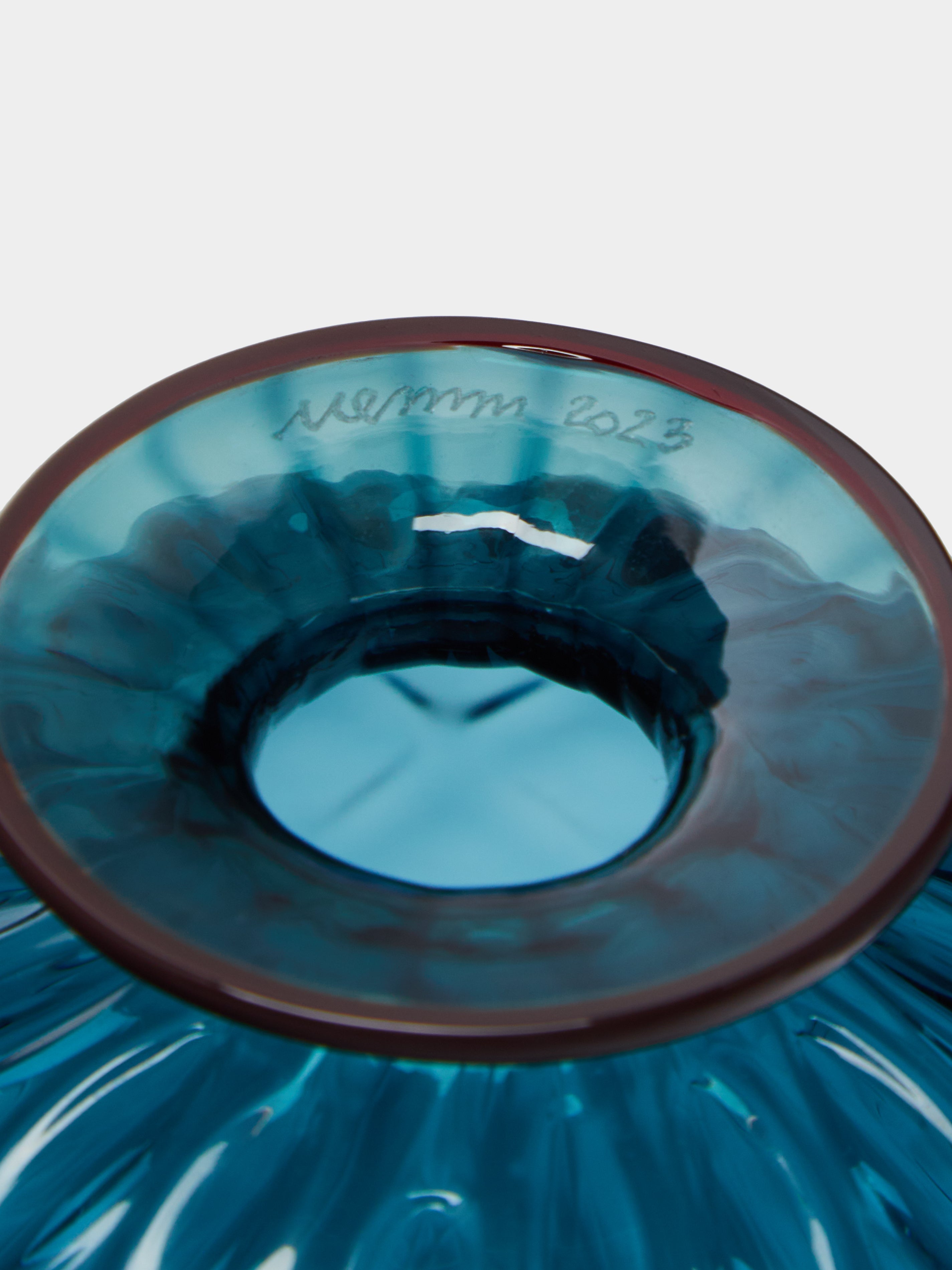 Monofiore Balloton Hand-Blown Murano Glass Bud Vase (4.5in/11cm)