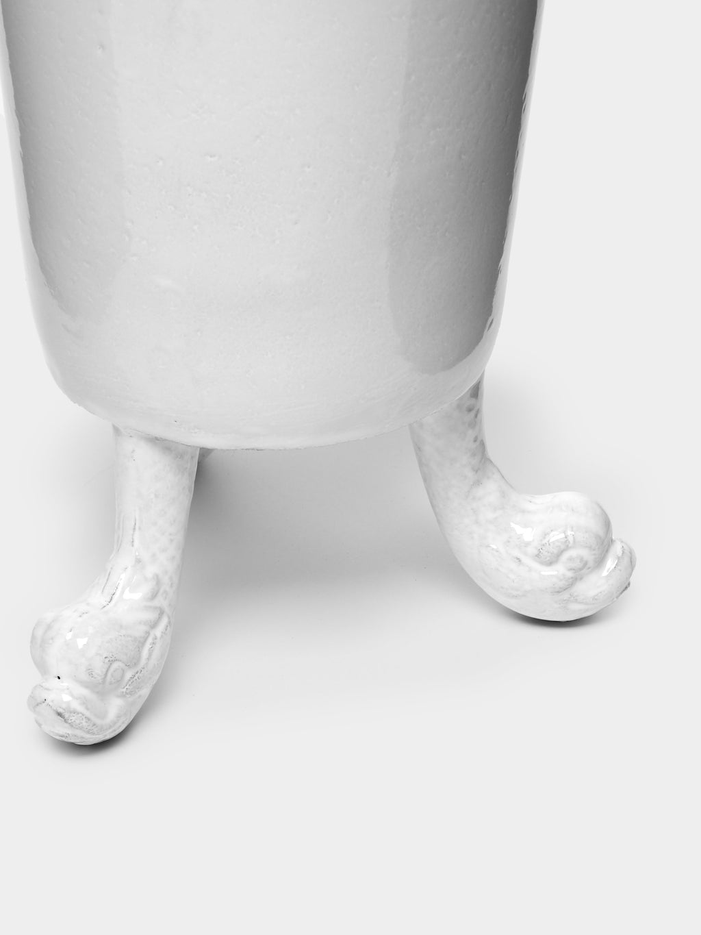 Dragon Hand-Glazed Ceramic Vase (12in/30.5cm)