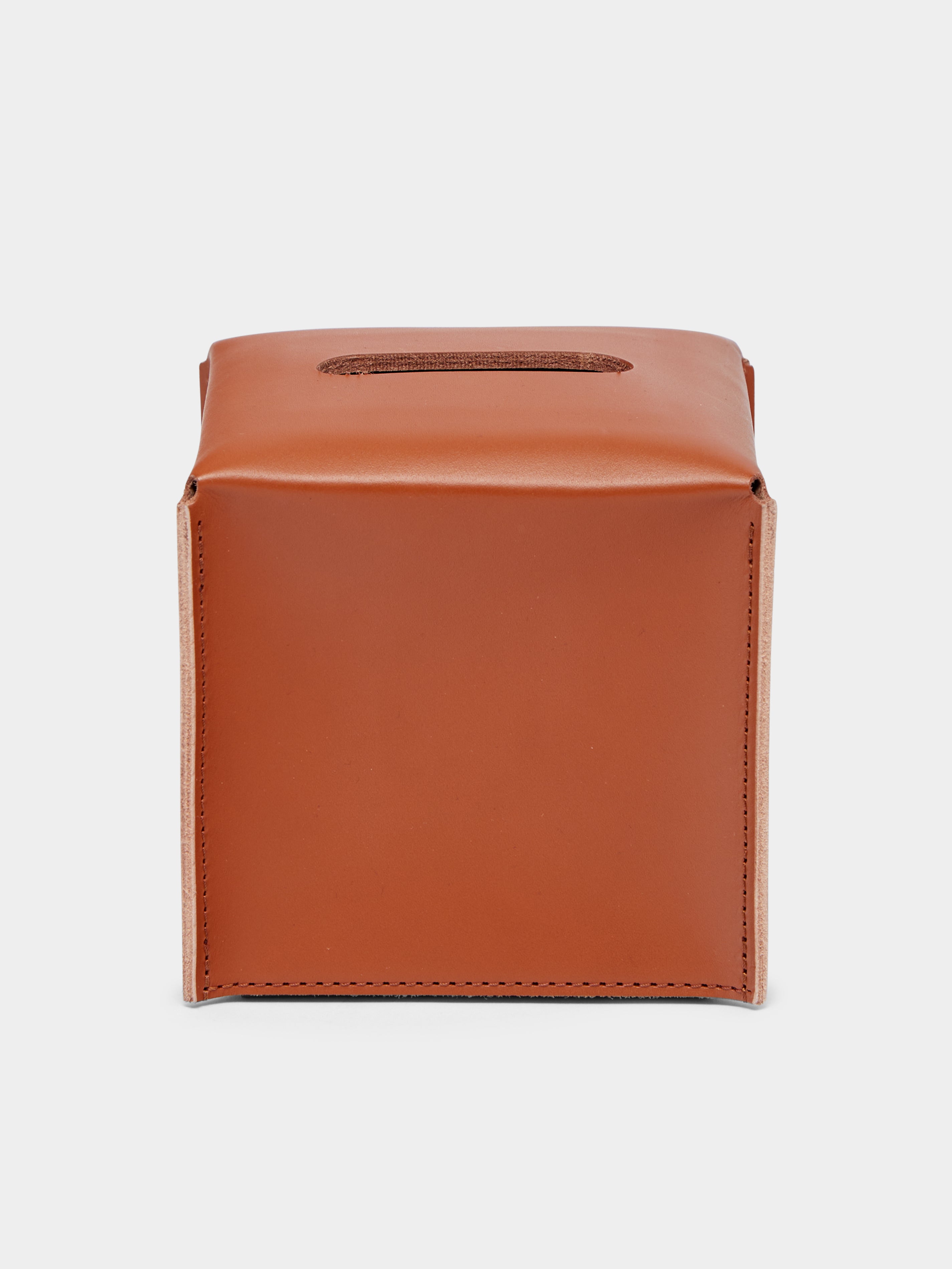 Amsterdam Leather Tissue Box