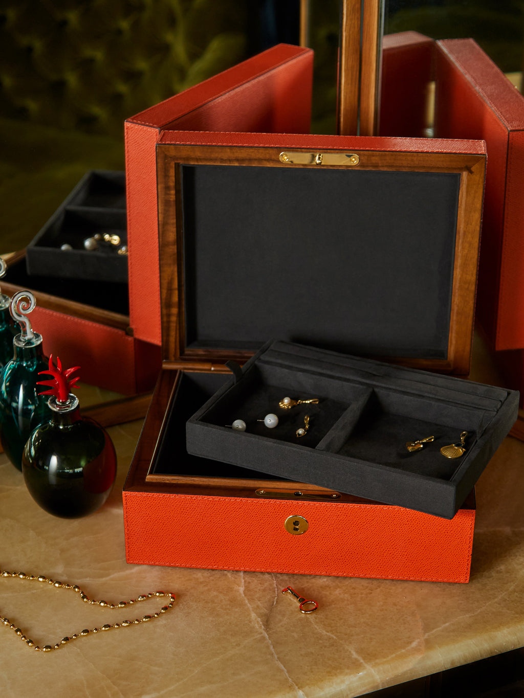 Leather Jewelry Box