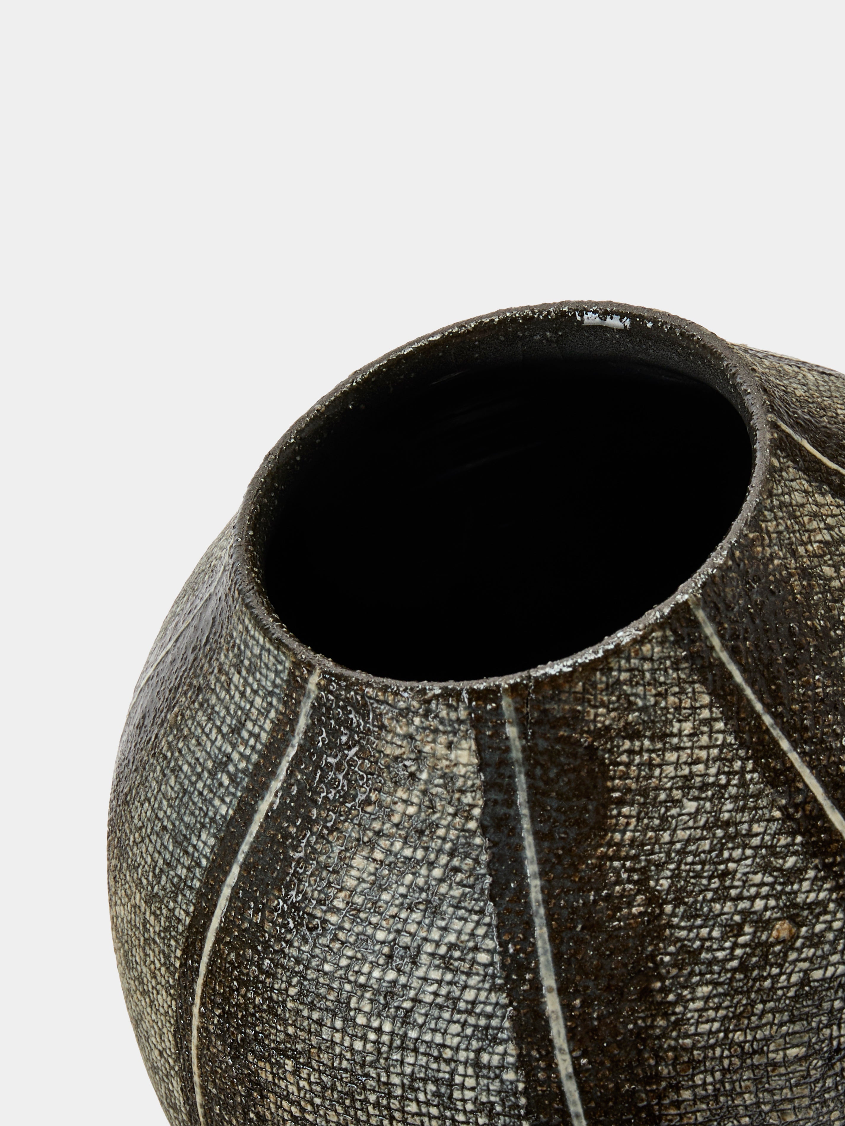 Textured Ceramic Vase (10.5in/26.5cm)