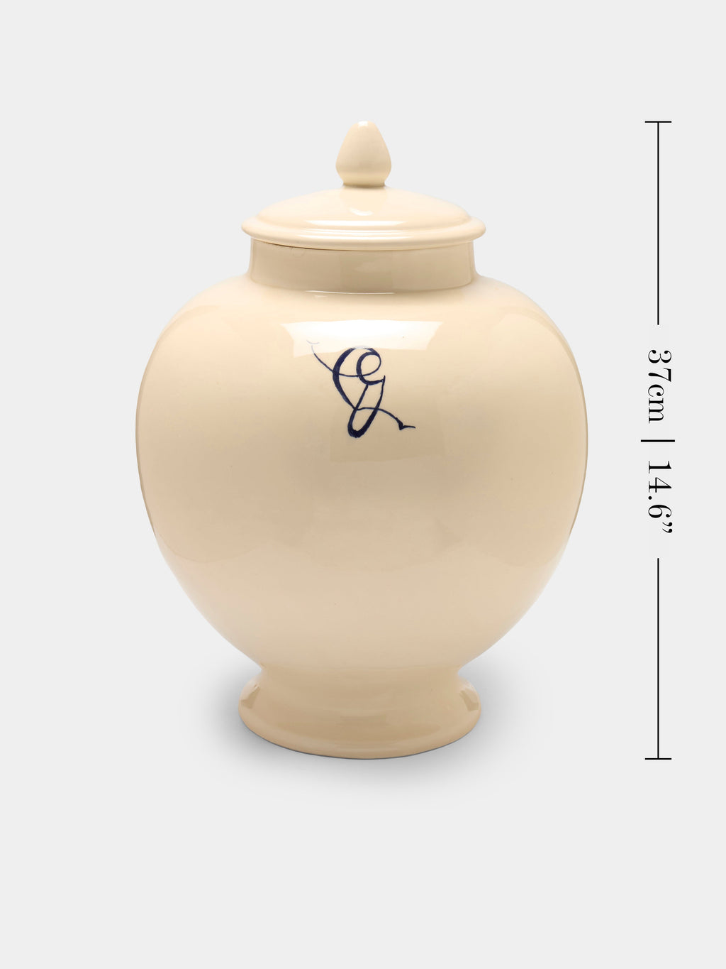 1940s Ceramic Apothecary Jars (Set of 2)