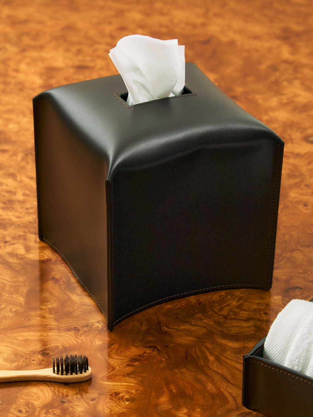 Leather Tissue Box