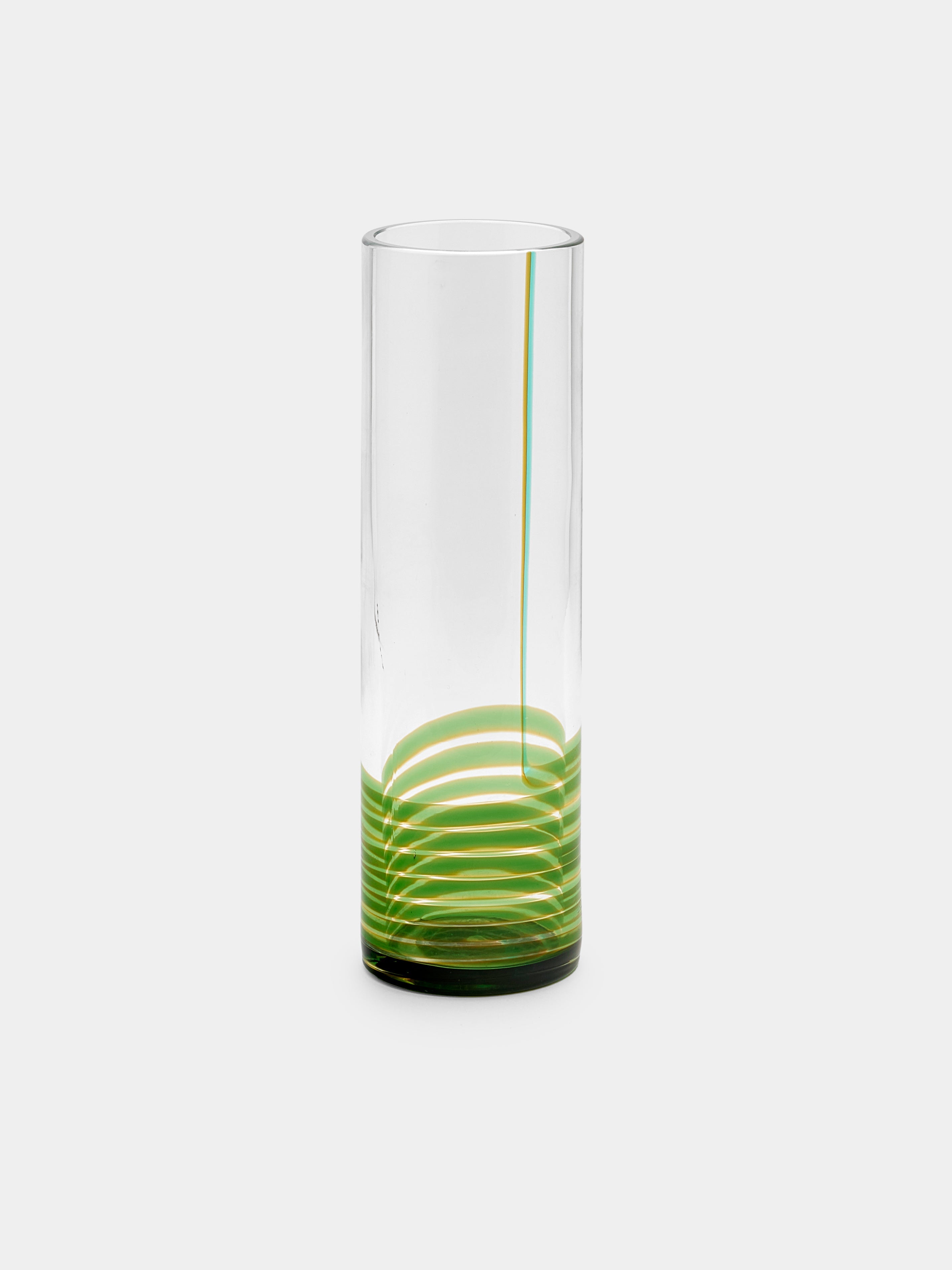 1980s Zuccheri for Venini Bifilo Murano Glass Vase (10.5in/27cm)