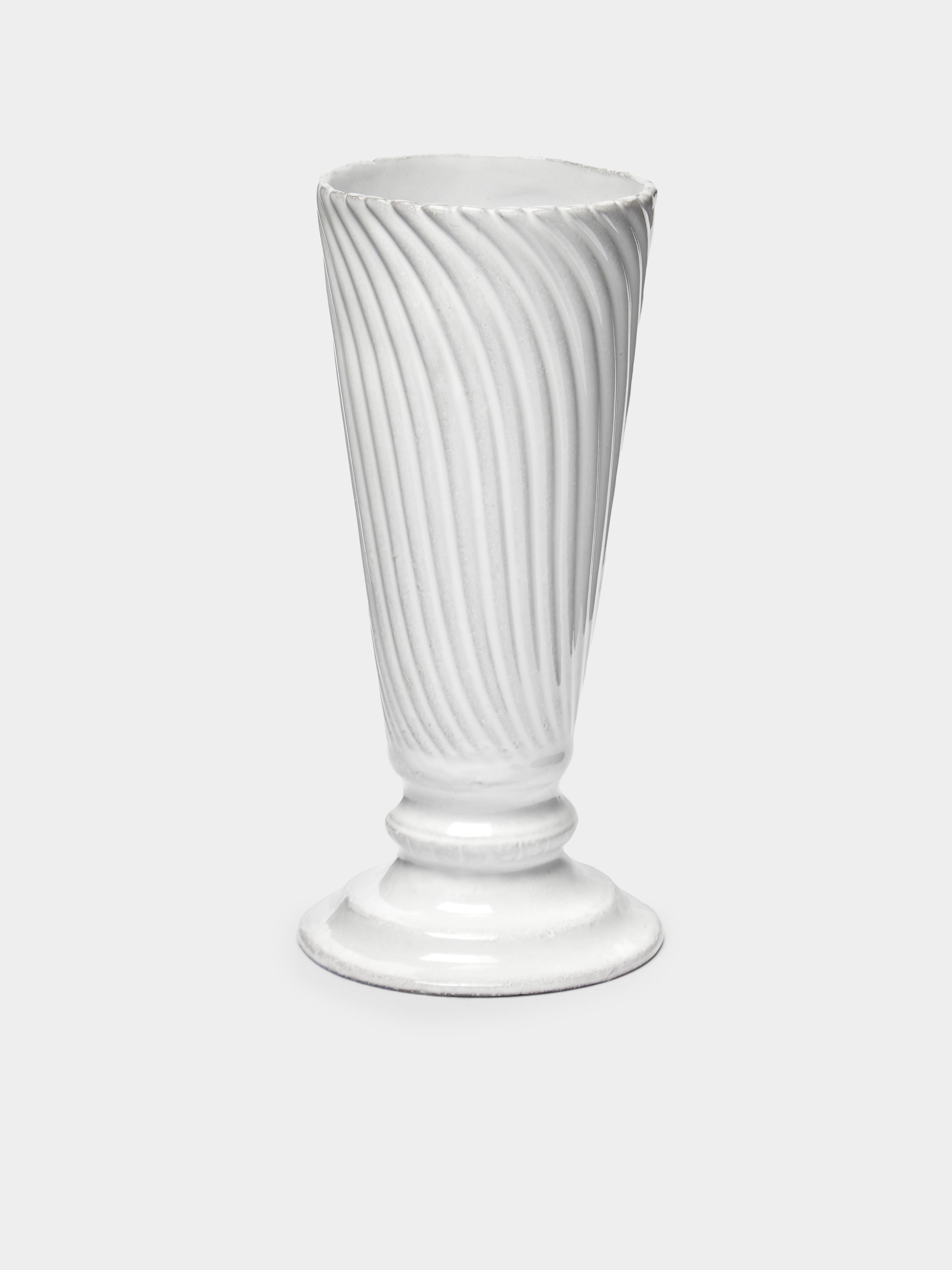 Peggy Hand-Glazed Ceramic Vase (6.5in/17cm)