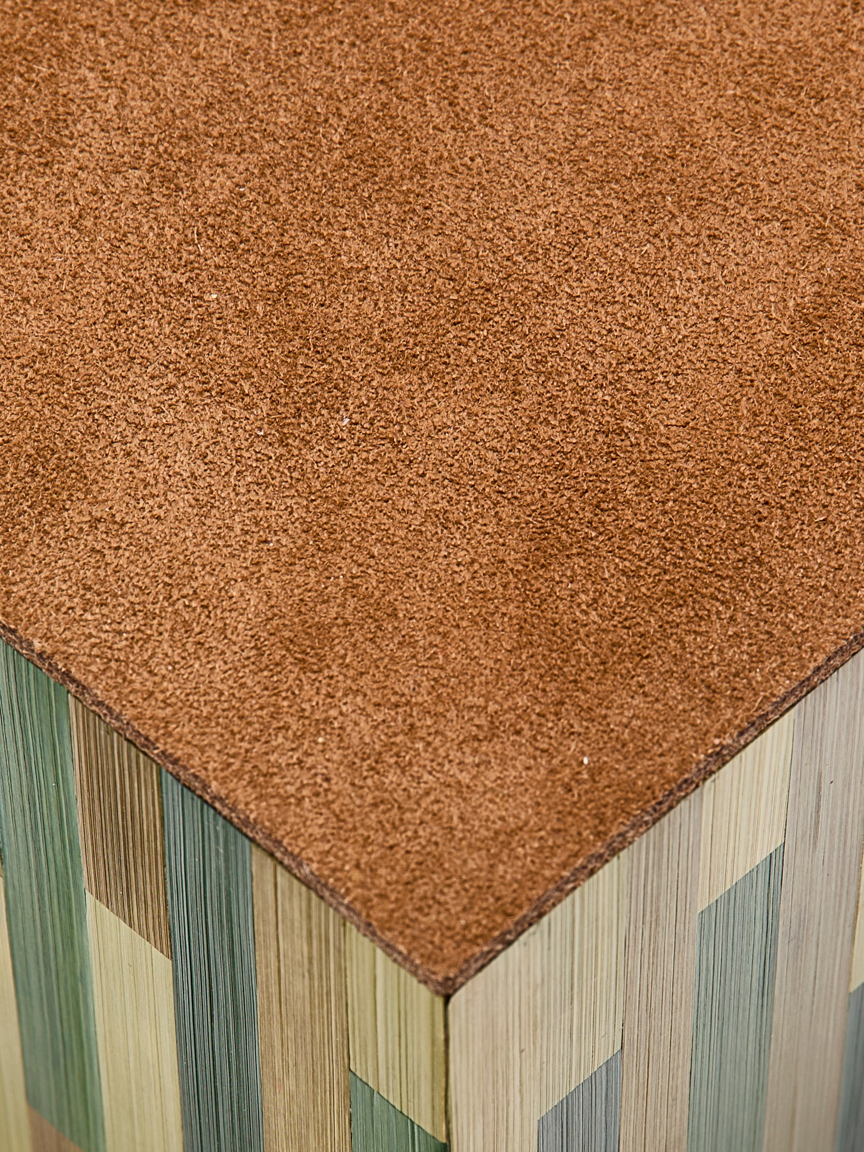 Weave Rye Straw Inlay Wood Jewelry Box