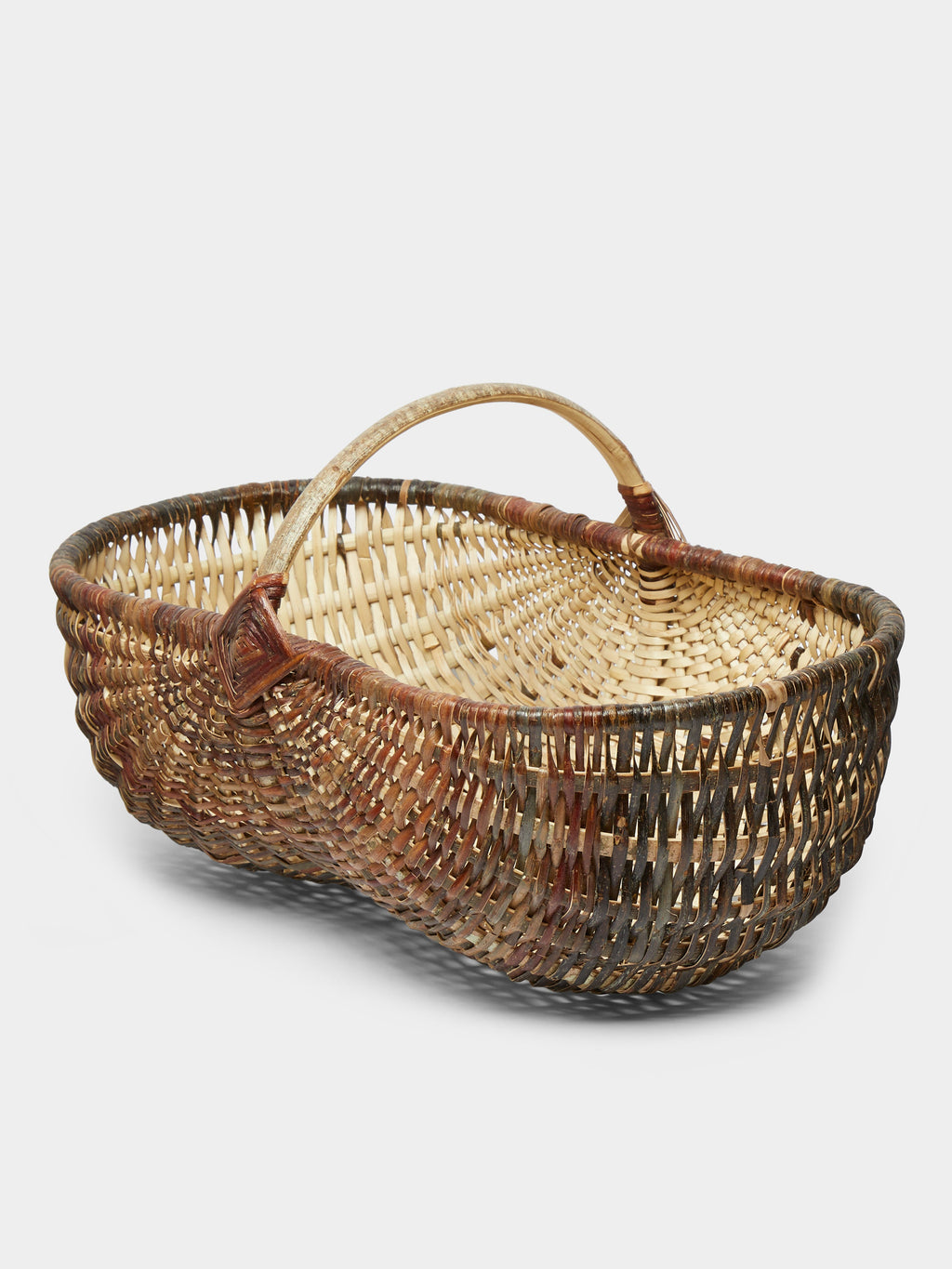 Handwoven Willow Deep Gathering Basket