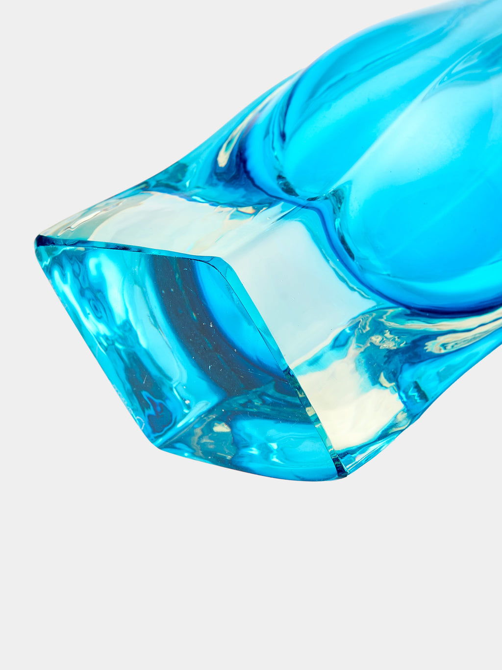 Mid-Century Daum Crystal Vase (18in/45.5cm)