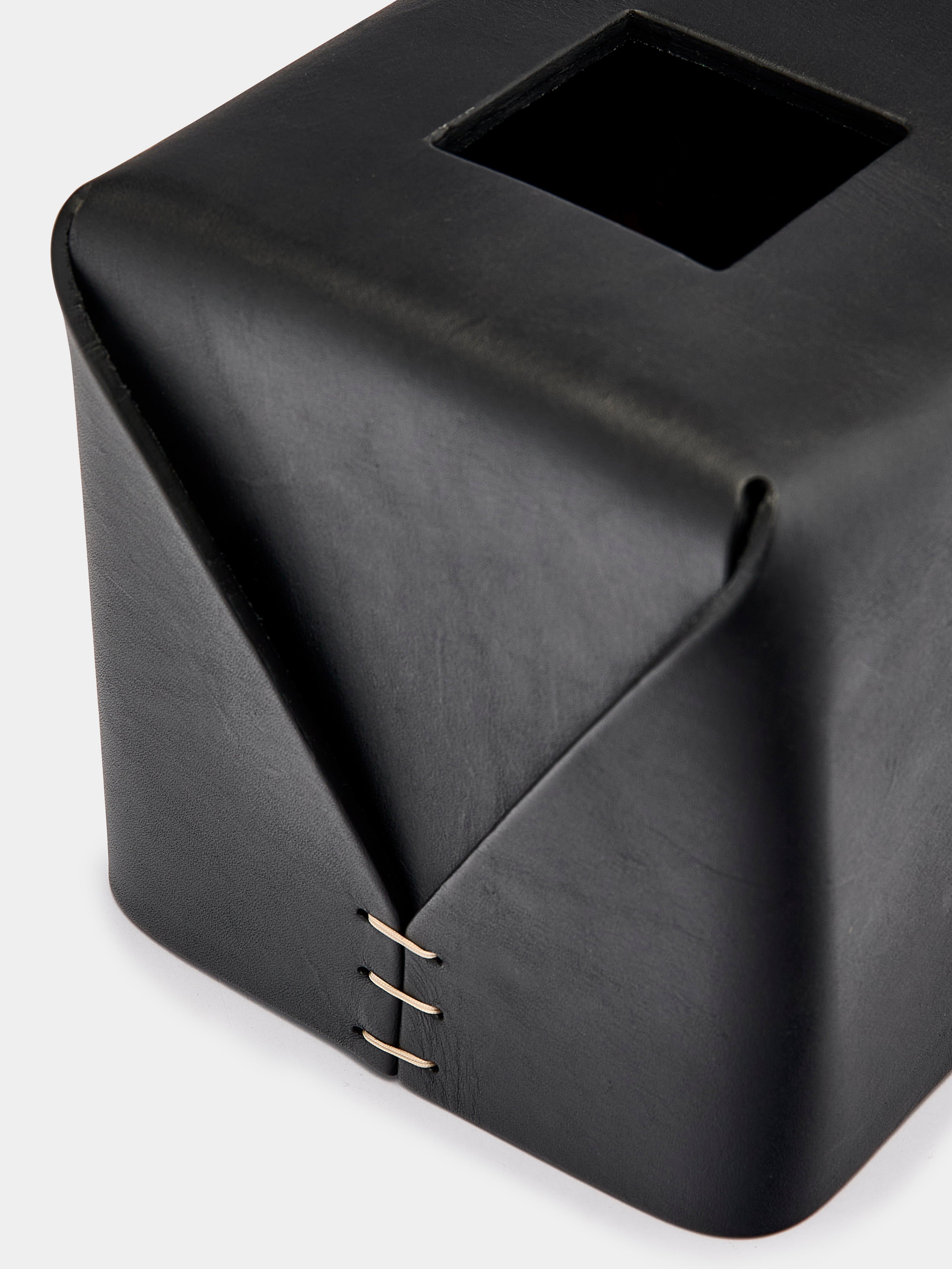 Leather Square Tissue Box