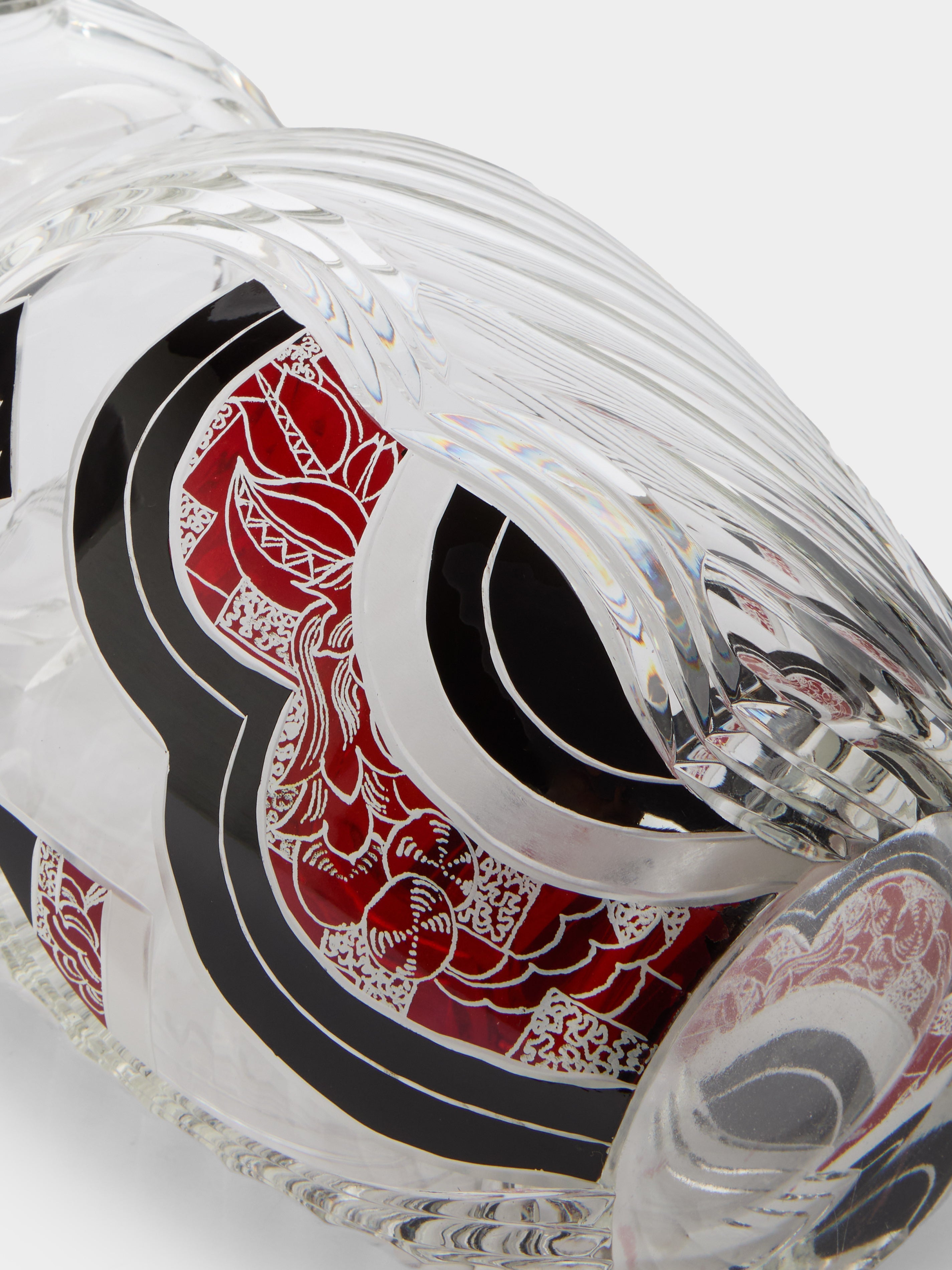 1930s Karl Palda Cut Crystal Vase (11in/28cm)