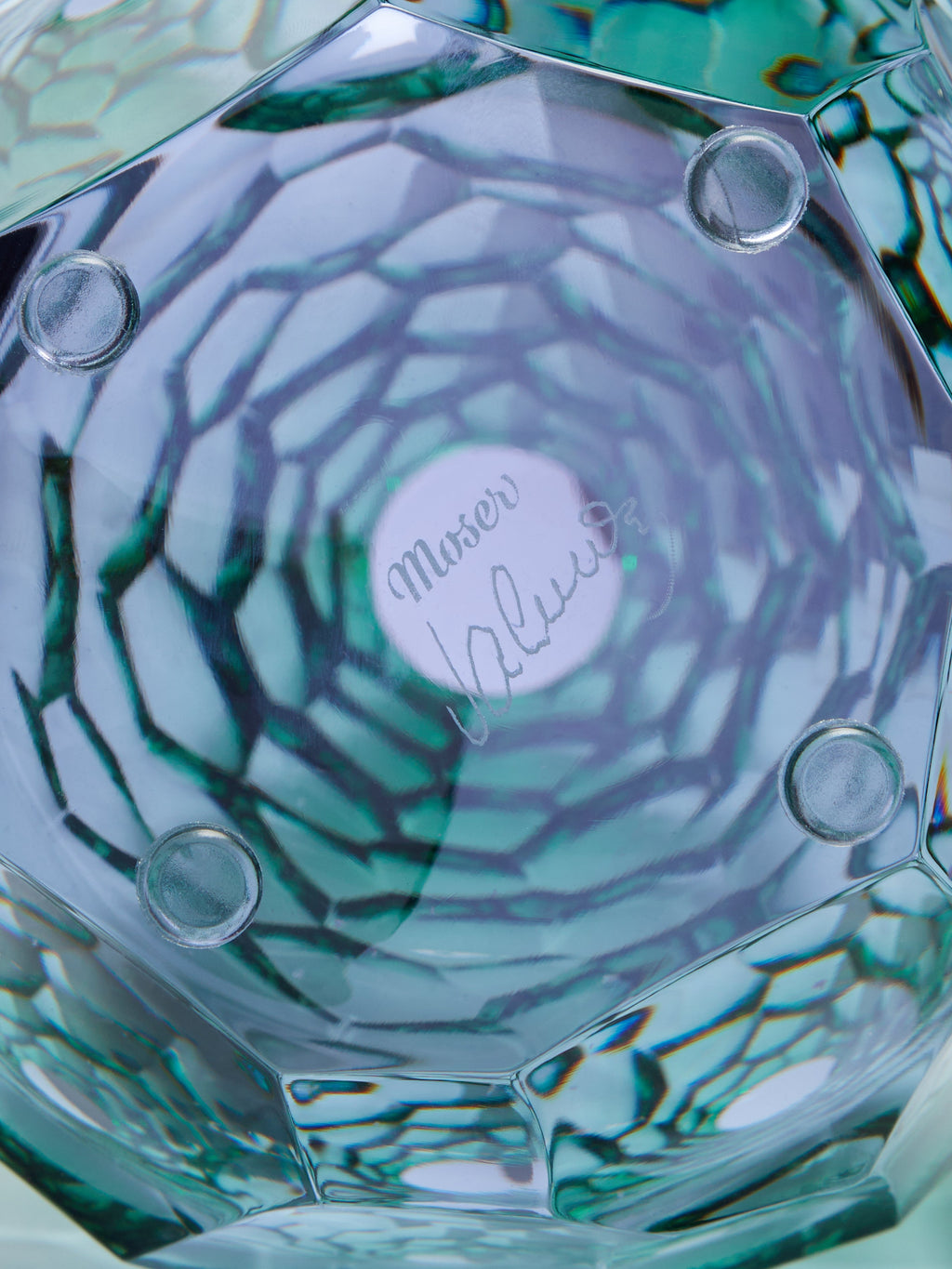 Stones Hand-Blown Crystal Vase (14in/36cm)