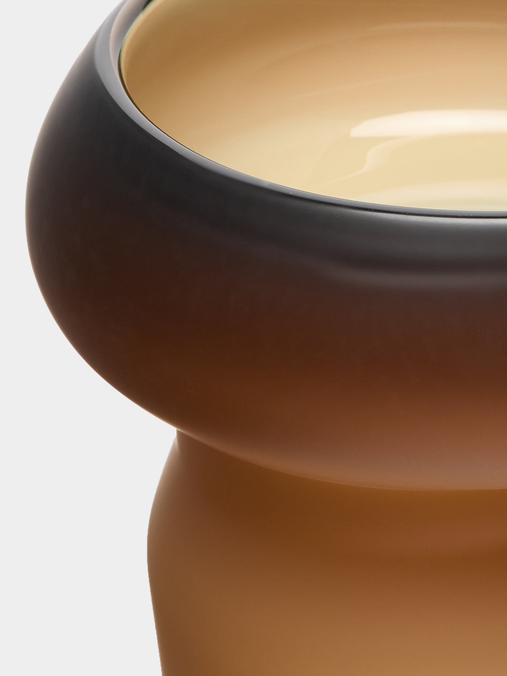 Fungus Hand-Blown Glass Vase (8in/20.5cm)