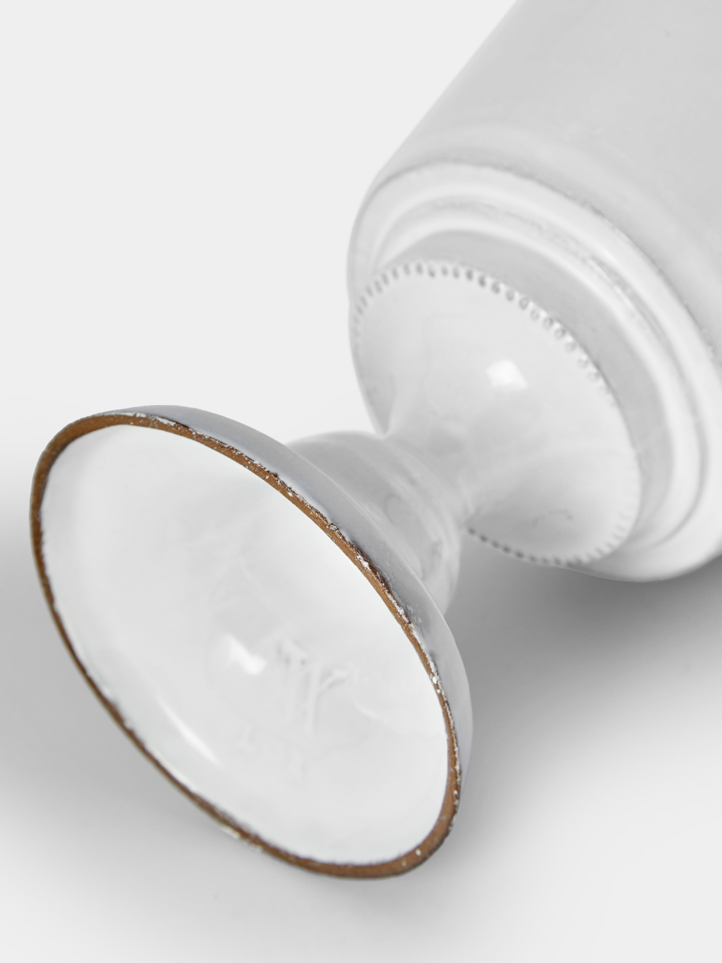 Simple Hand-Glazed Ceramic Vase (12in/31cm)