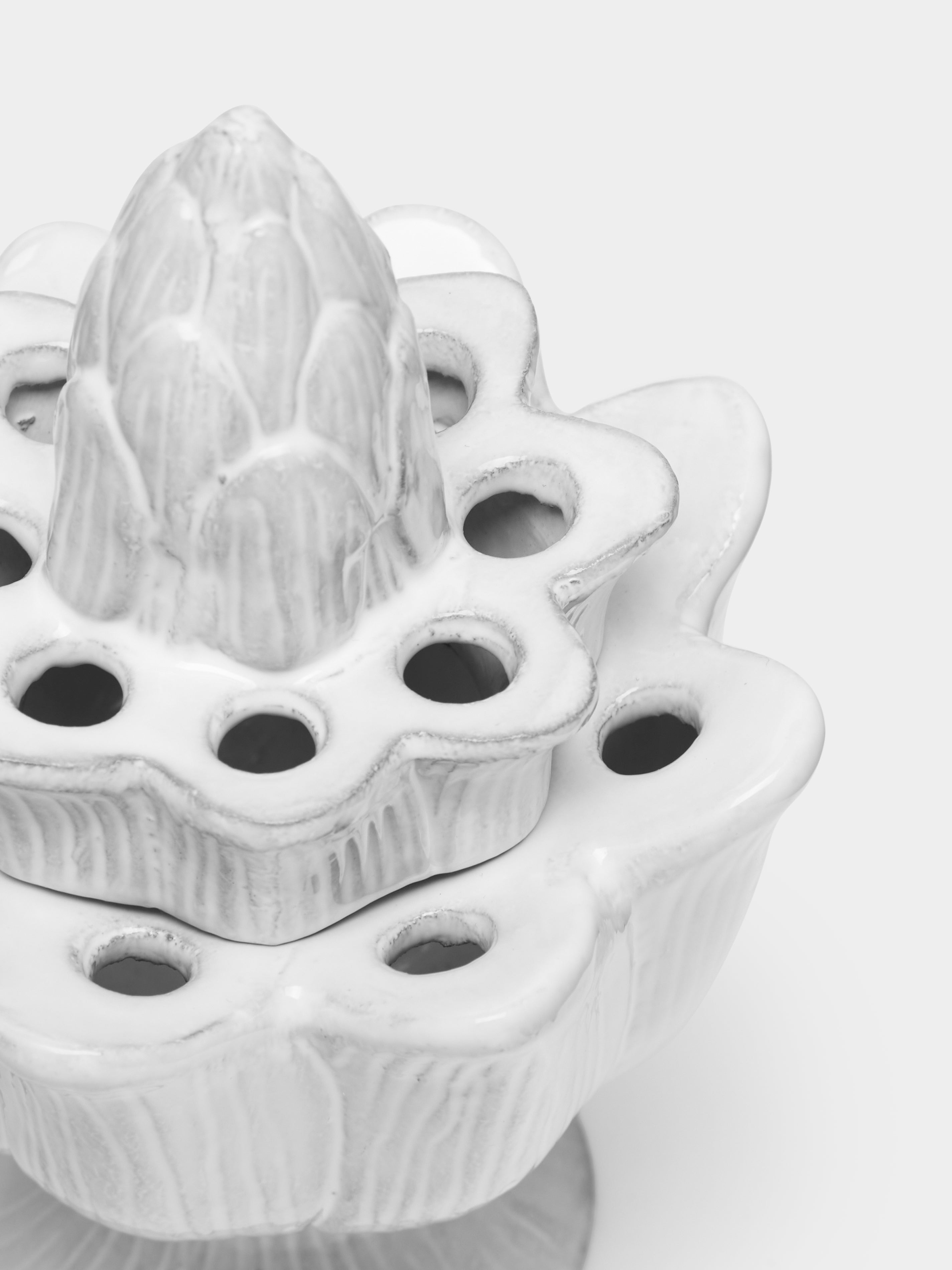 Pique Hand-Glazed Ceramic Bud Vase (6.5in/17cm)