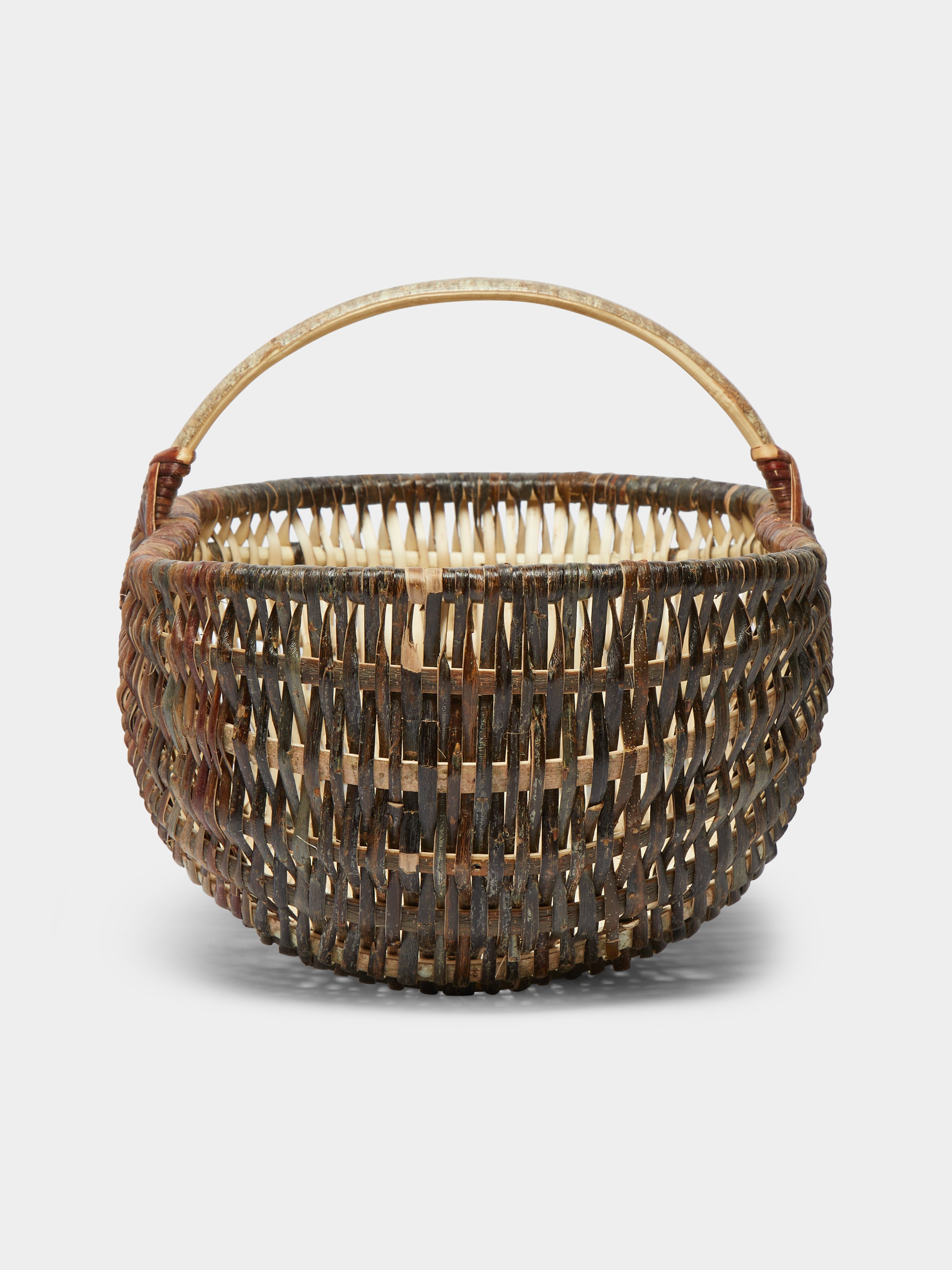 Handwoven Willow Deep Gathering Basket
