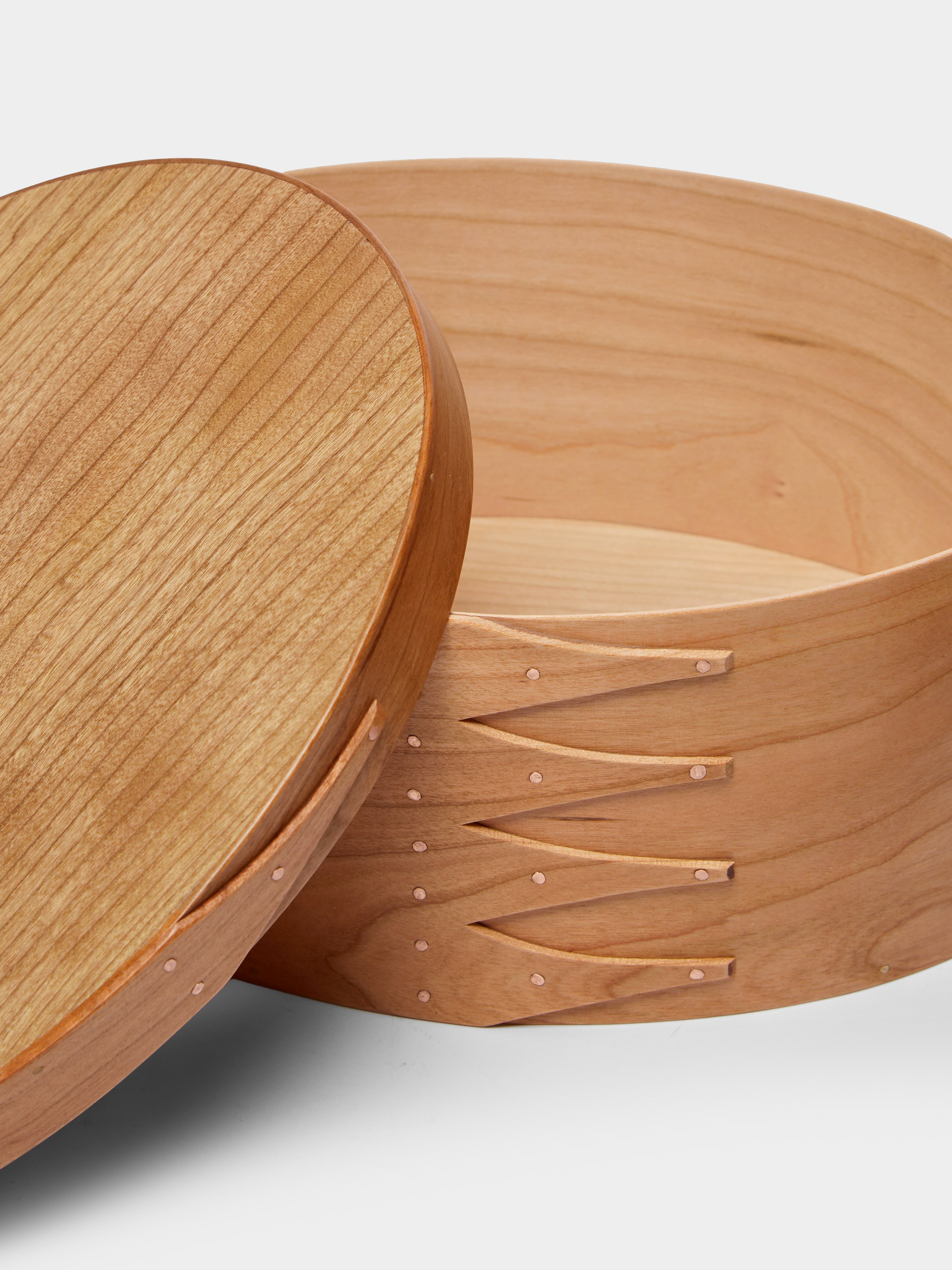 Cherry Wood Medium Oval Box