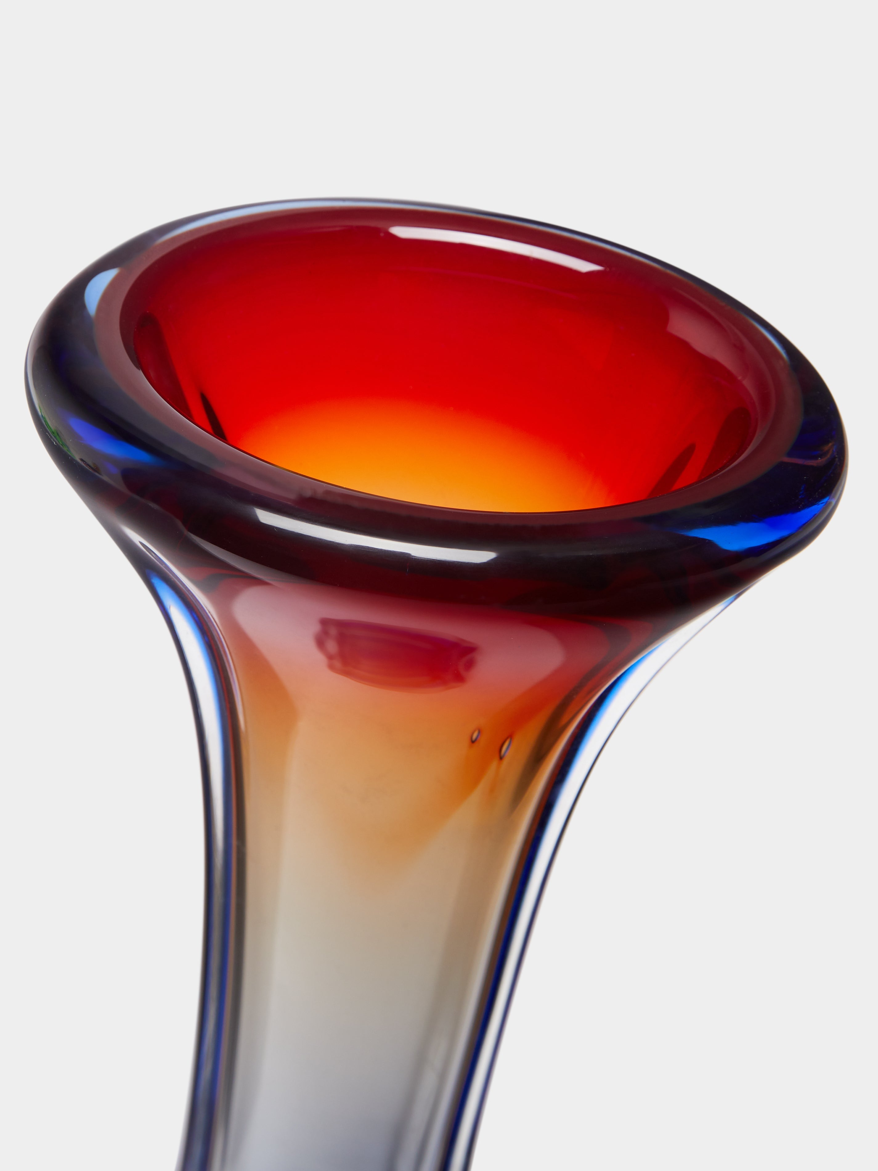 1950s Flavio Poli Murano Glass Vase (13.5in/35cm)