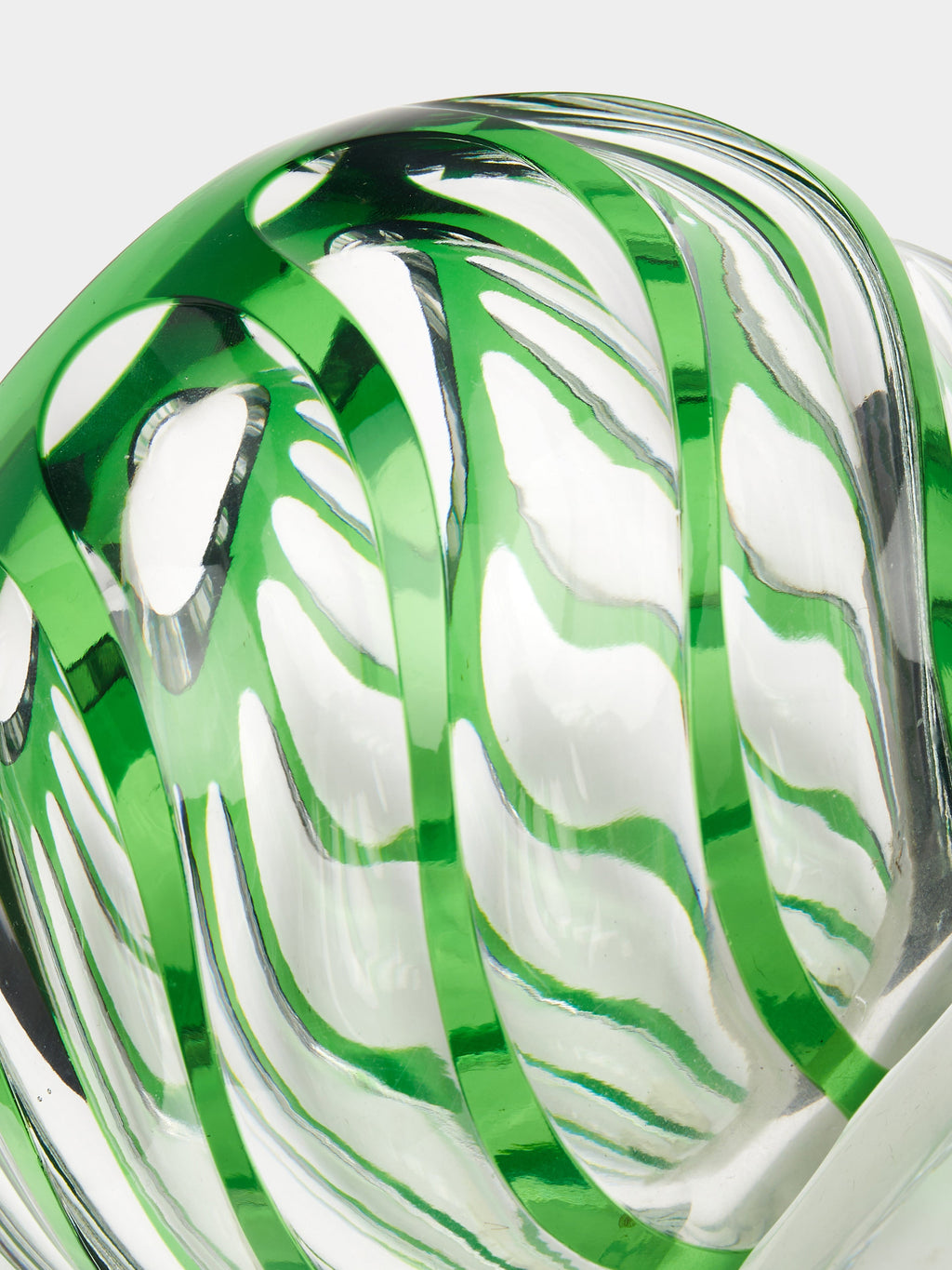 1970s Val Saint Lambert Crystal Vase (7in/18cm)