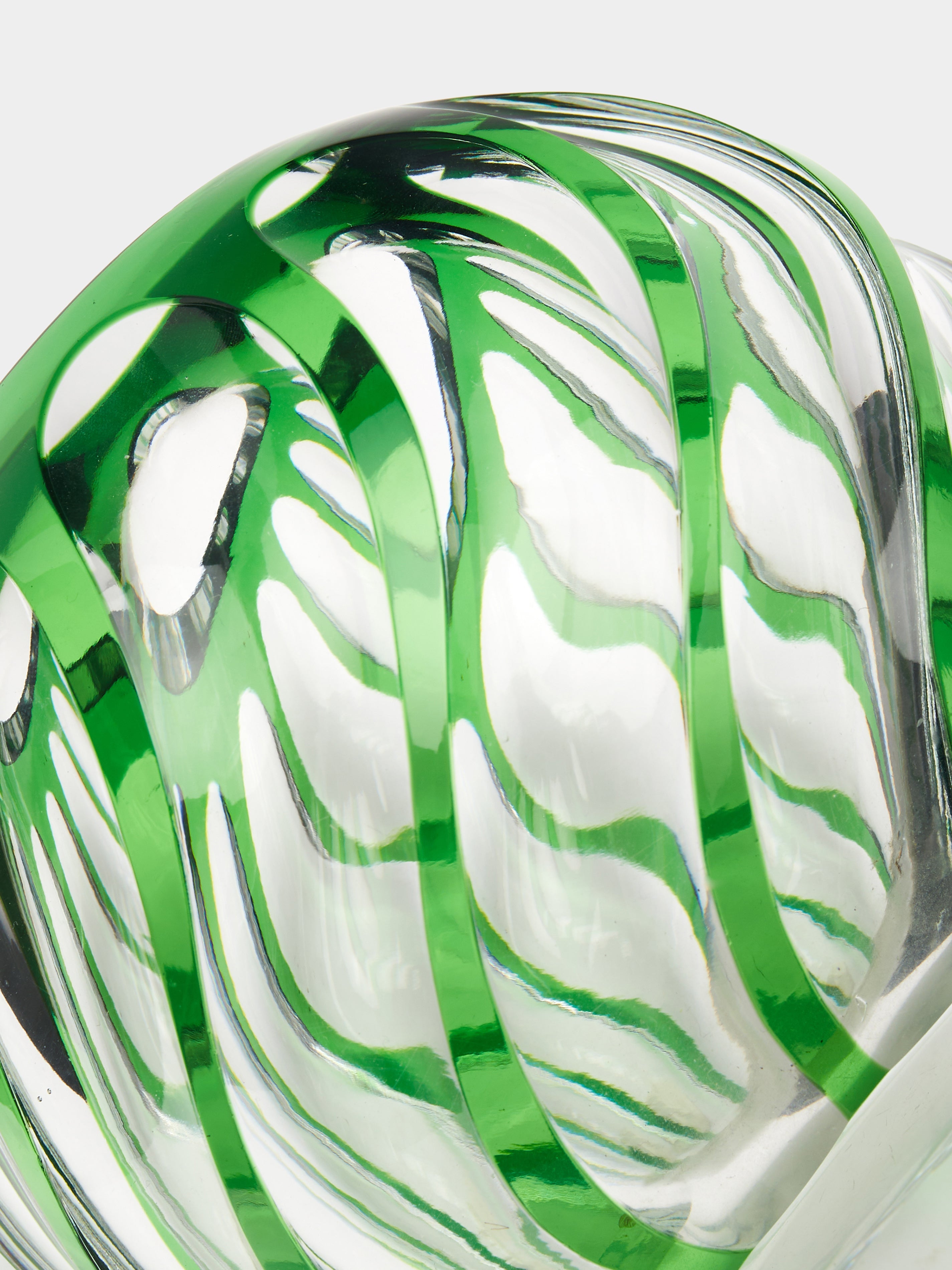 1970s Val Saint Lambert Crystal Vase (7in/18cm)