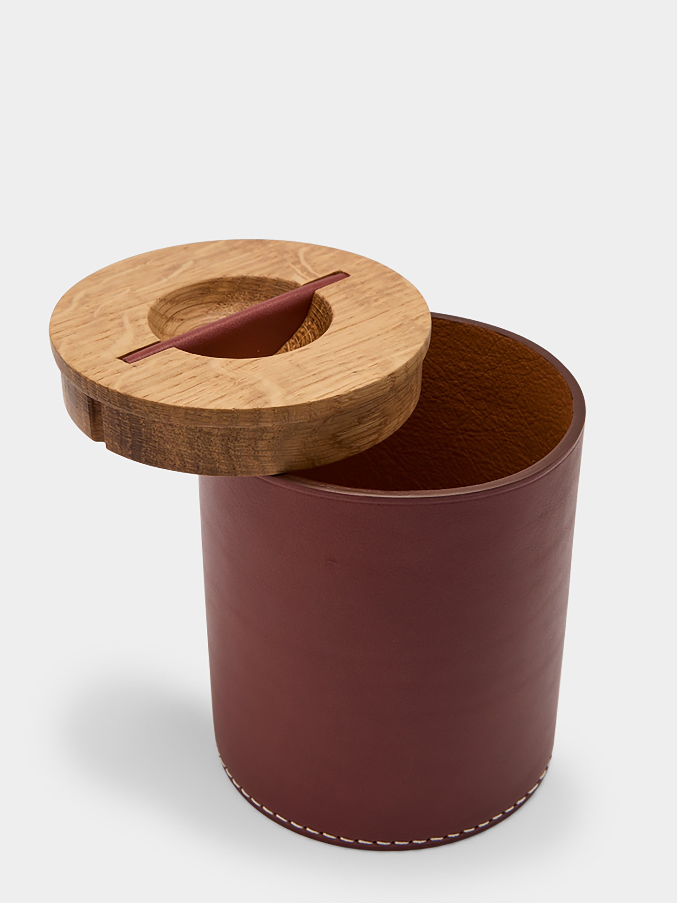 Mell Leather and Wood Extra Large Box