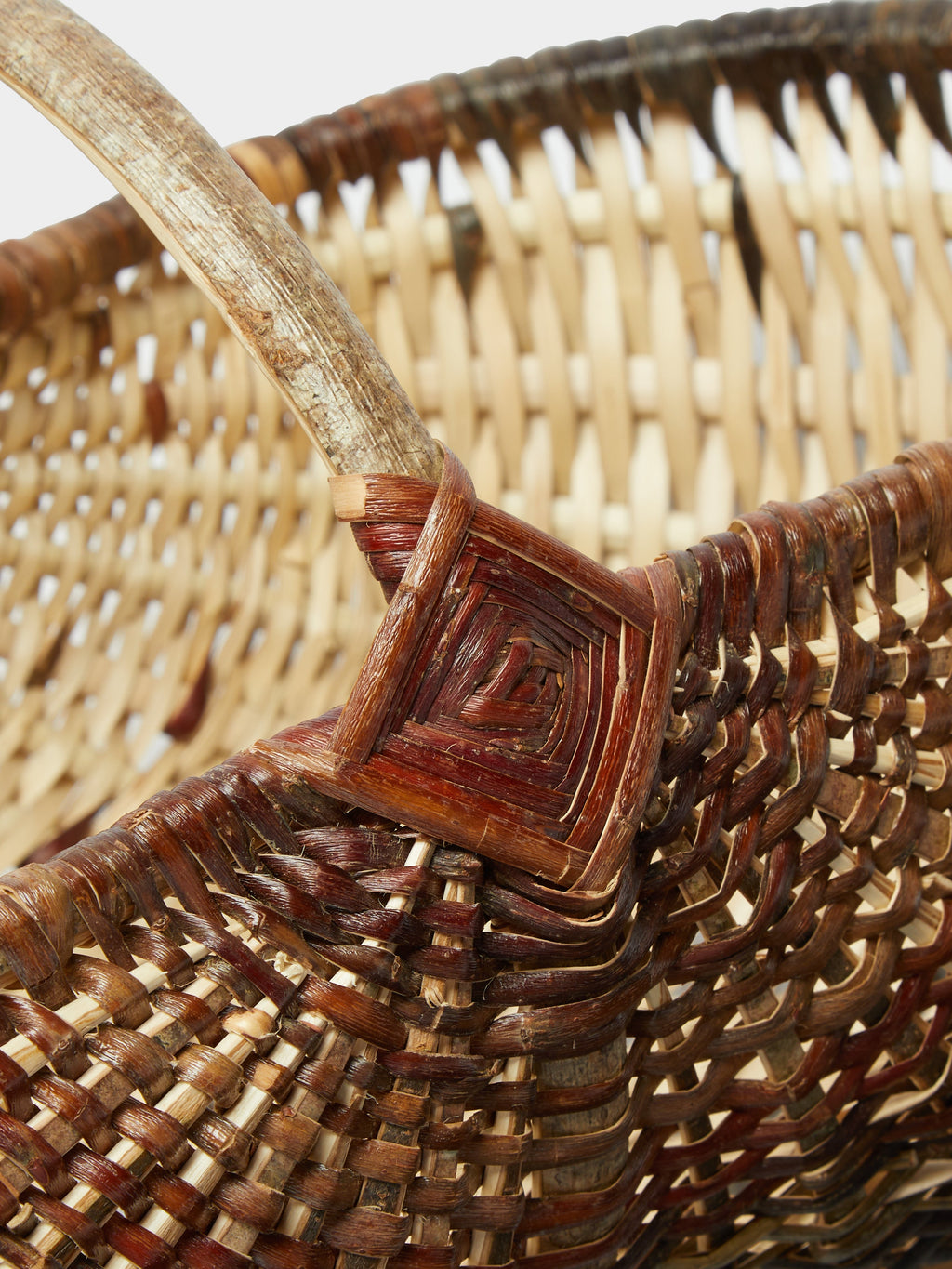 Handwoven Willow Deep Gathering Basket
