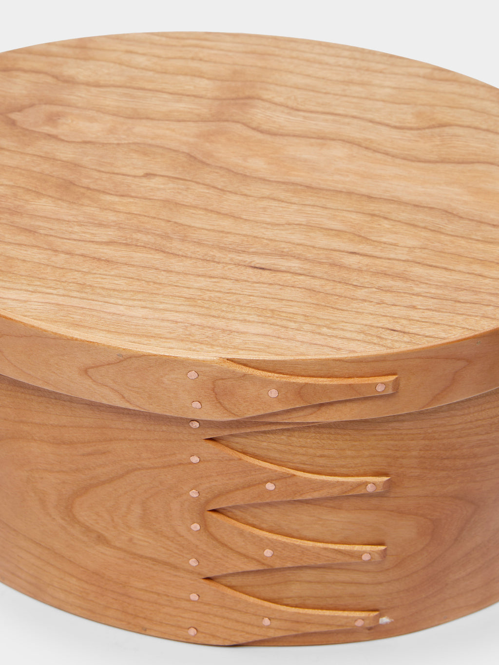 Cherry Wood Oval Large Box