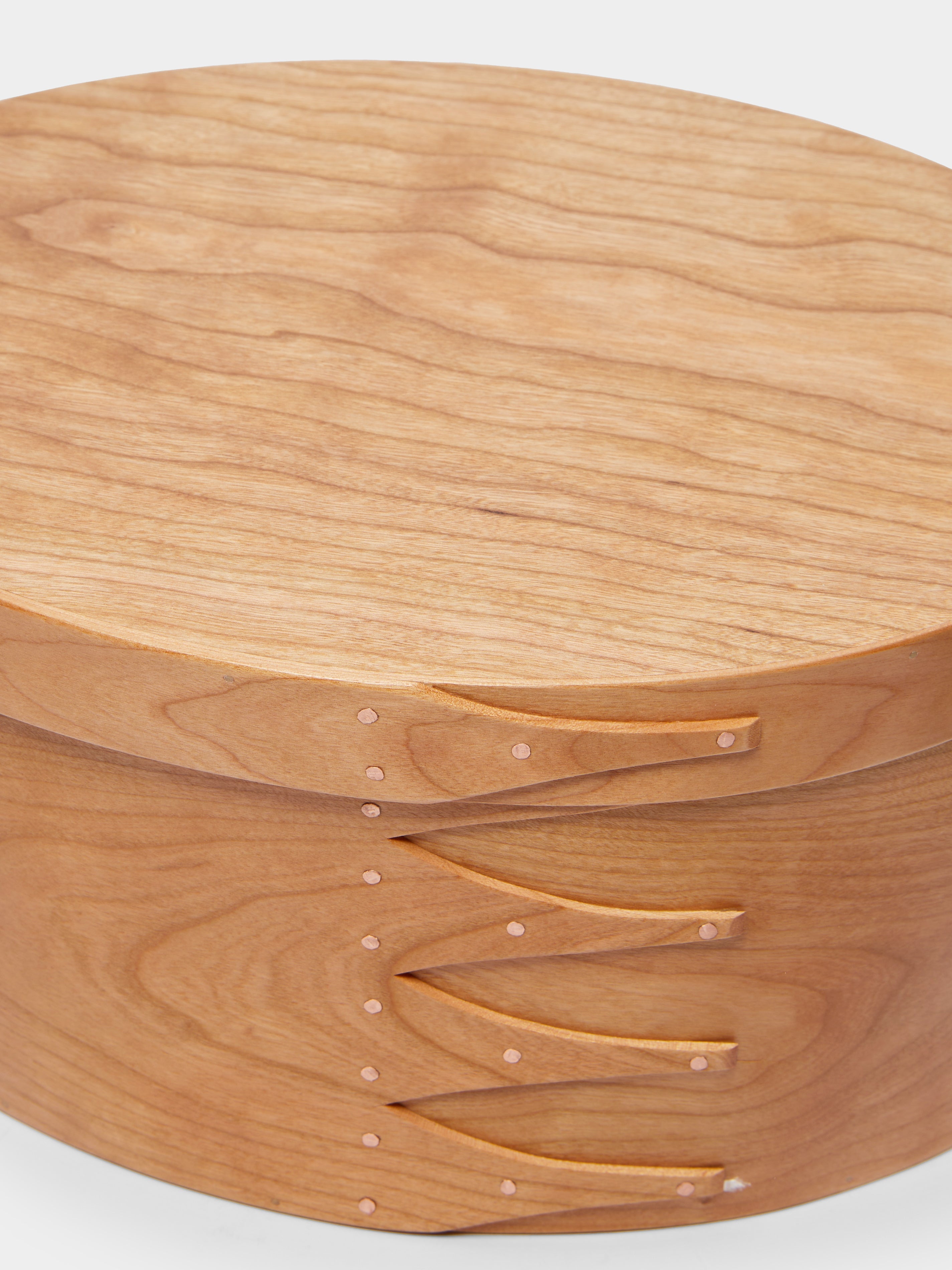 Cherry Wood Oval Large Box