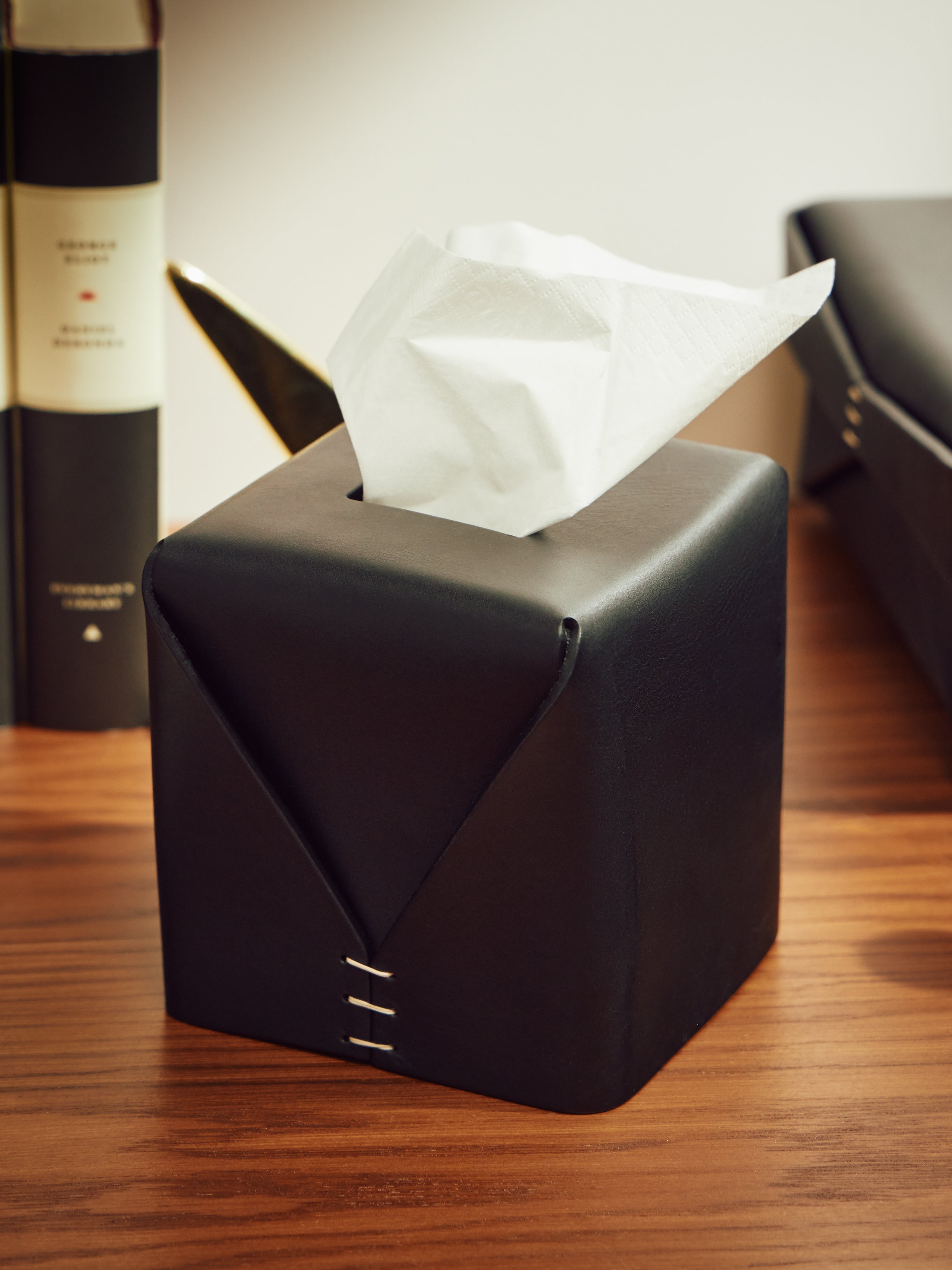 Leather Square Tissue Box