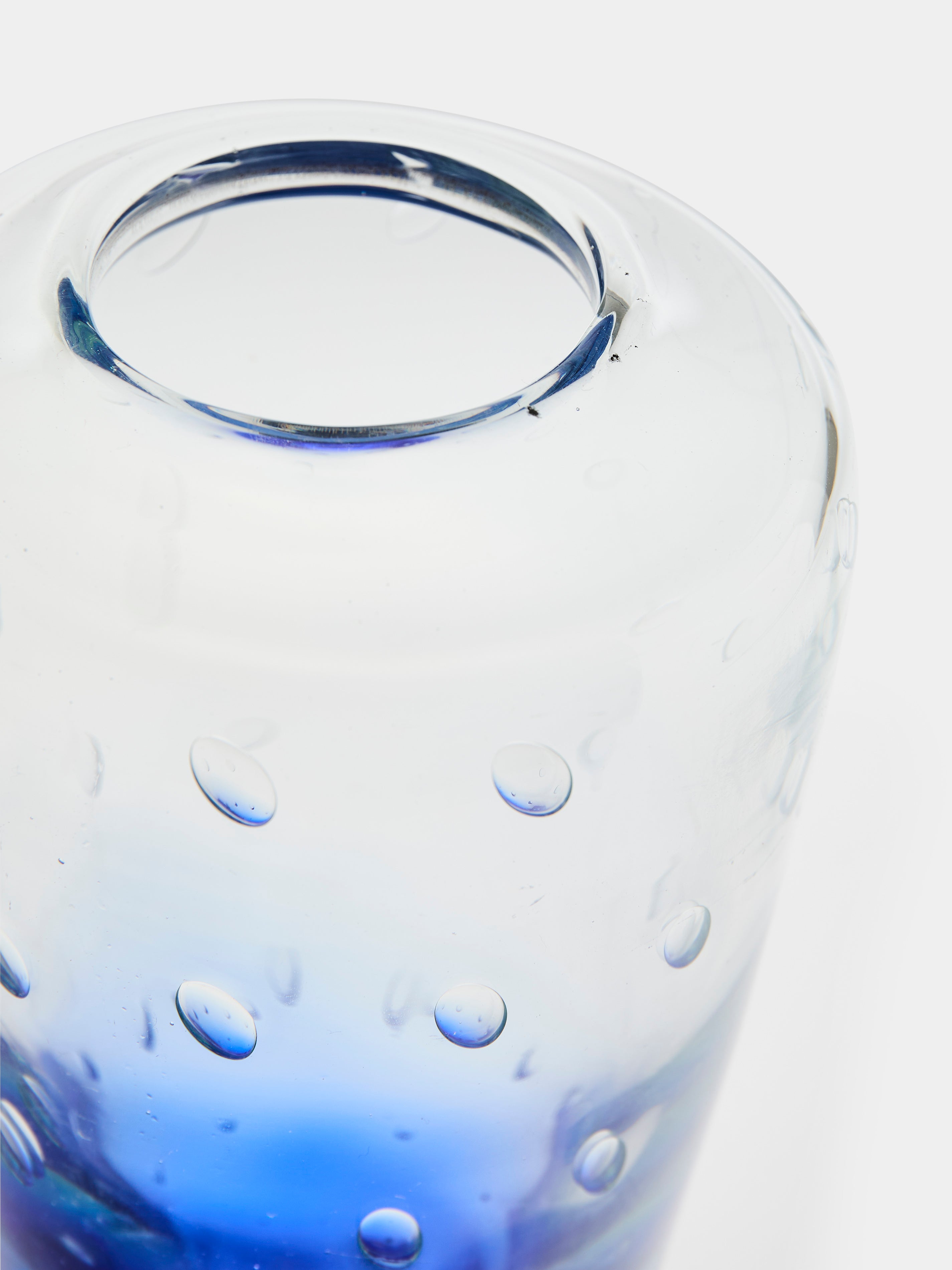 1950s Bullicante Murano Glass Vase (8in/20cm)