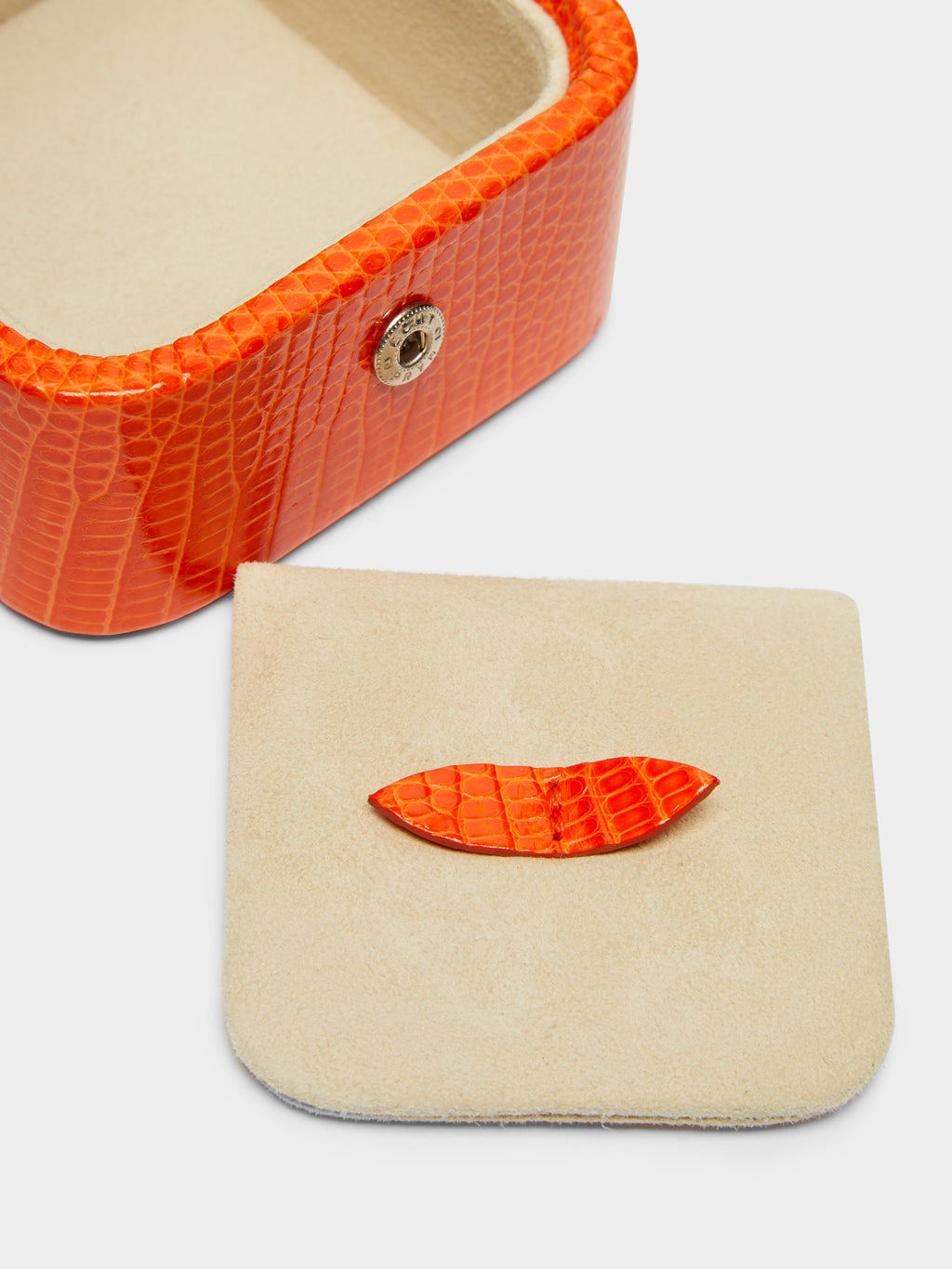 Leather Travel Stud Box