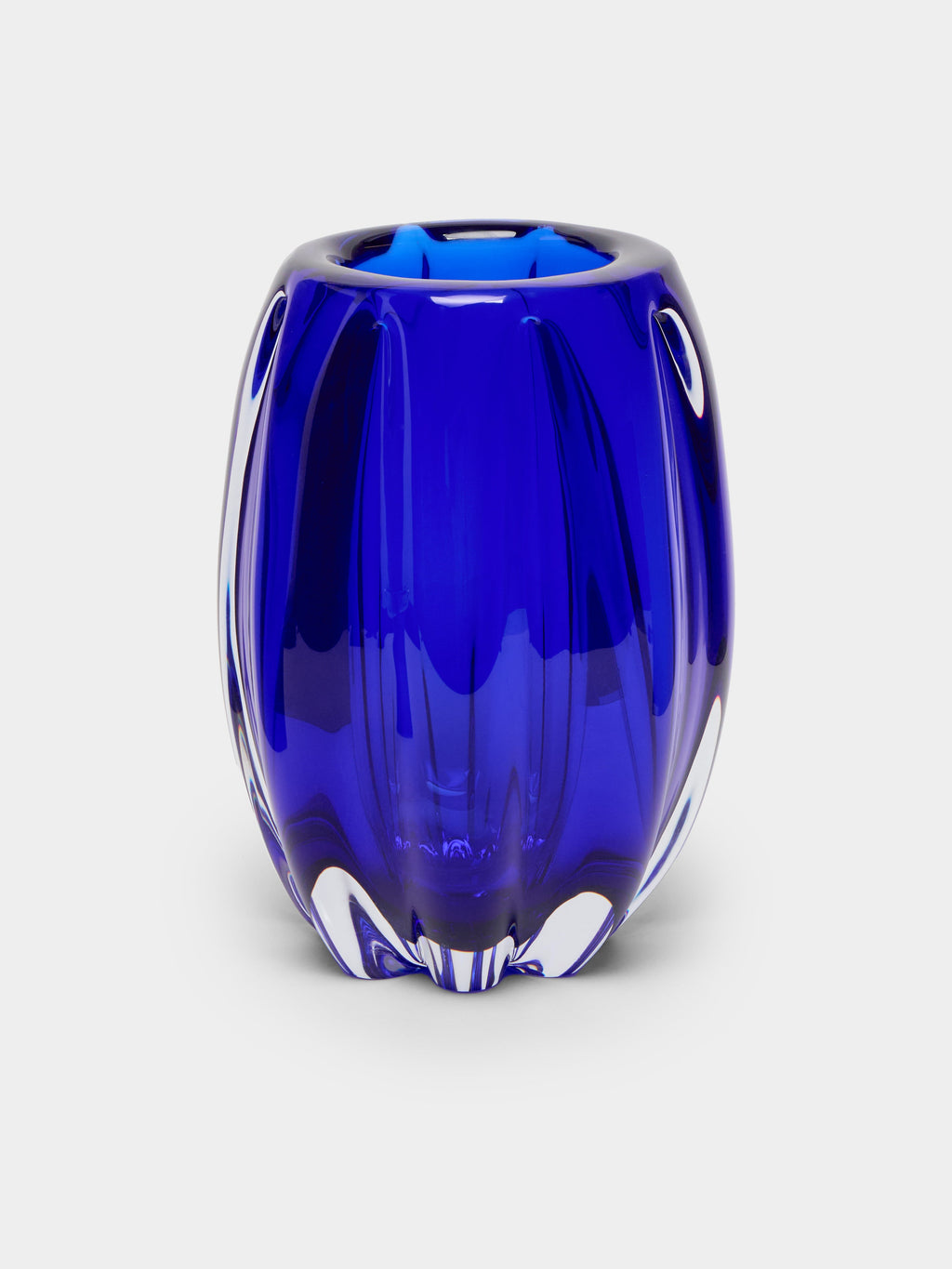 Fiori Uovo Hand-Blown Murano Glass Vase (10.5in/27cm)