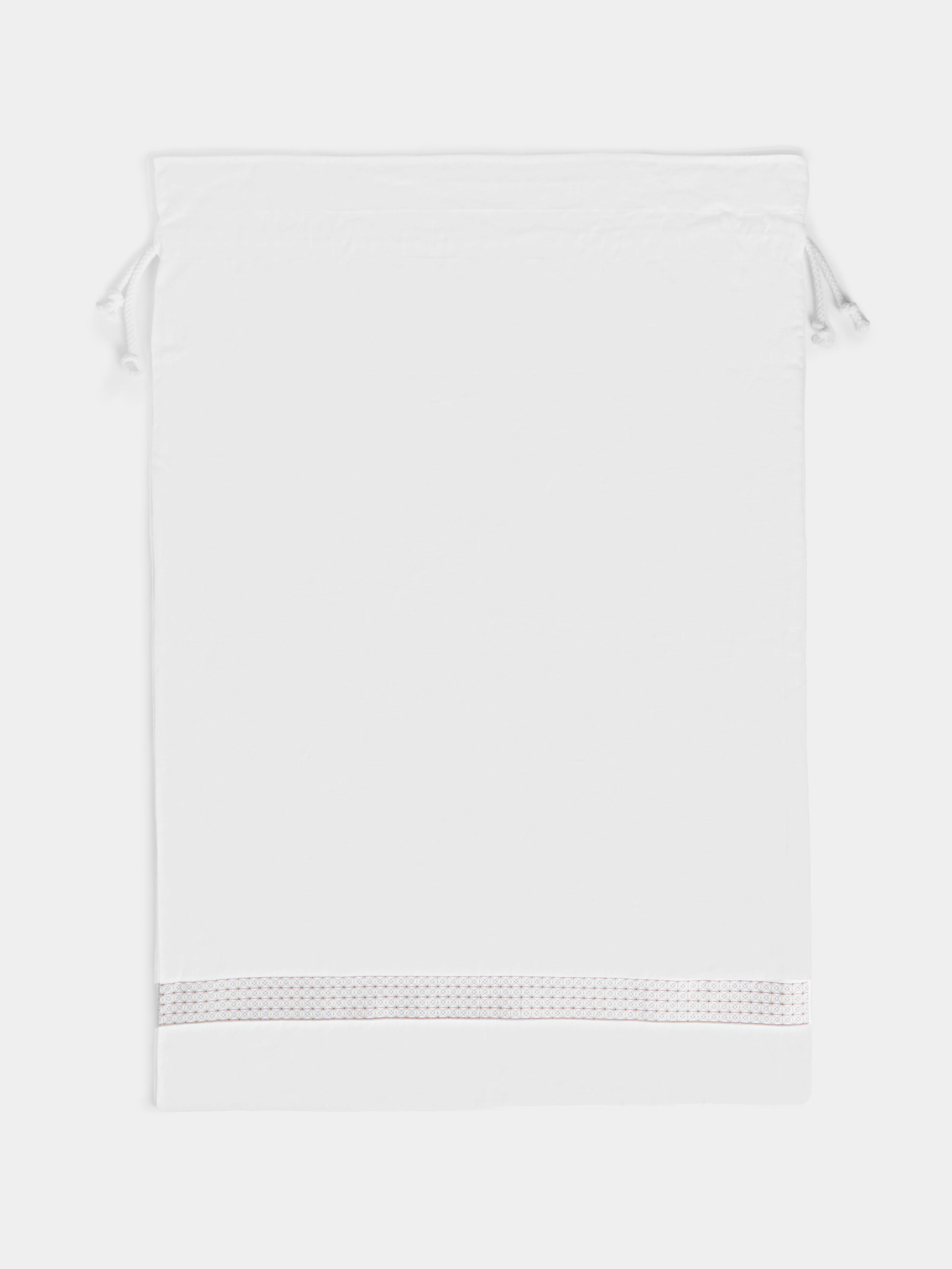 Marrakech Embroidered Linen Laundry Bag