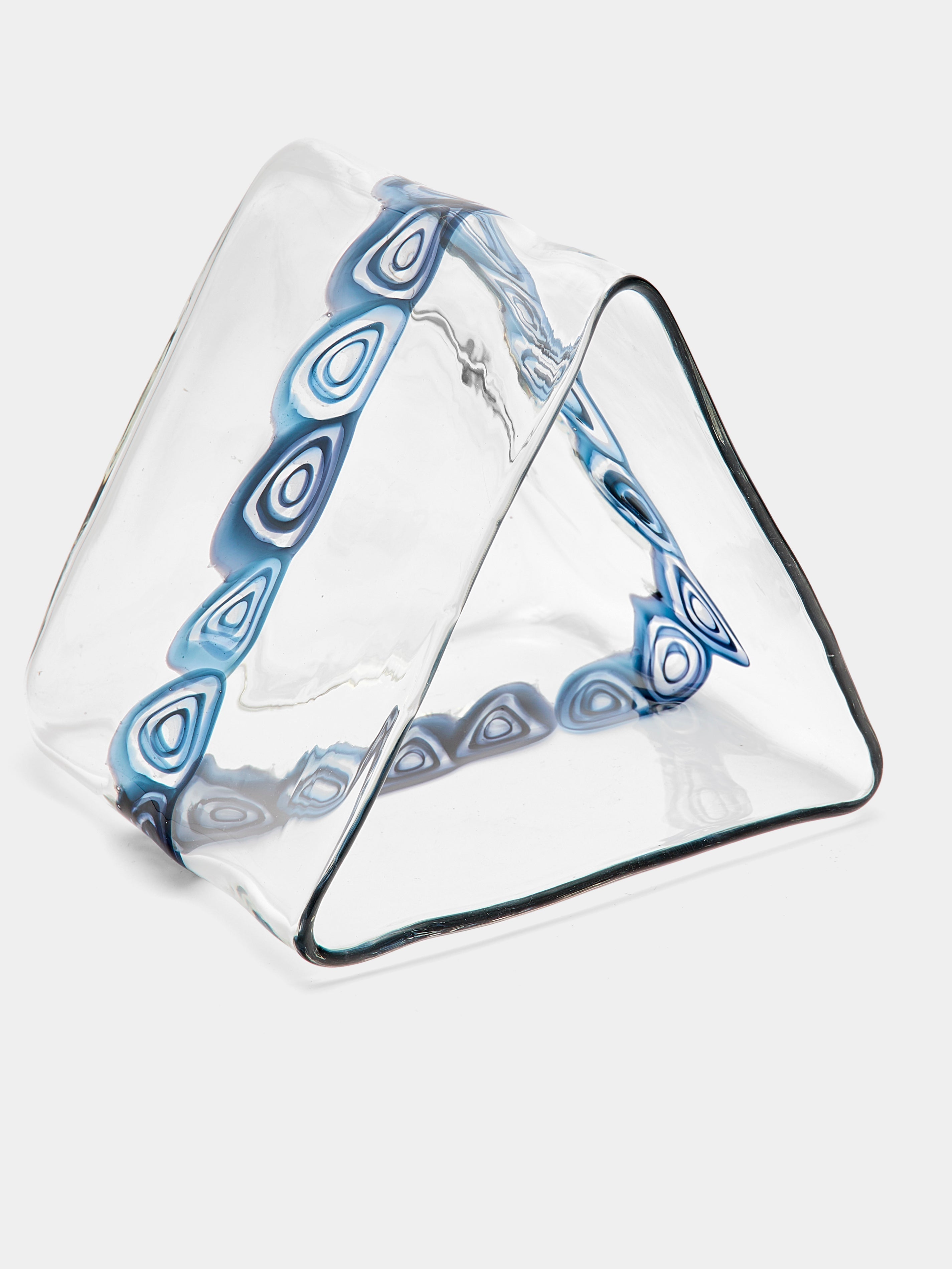 1960s Gianmaria Potenza La Murrina Murano Glass Vase (8in/20.5cm)