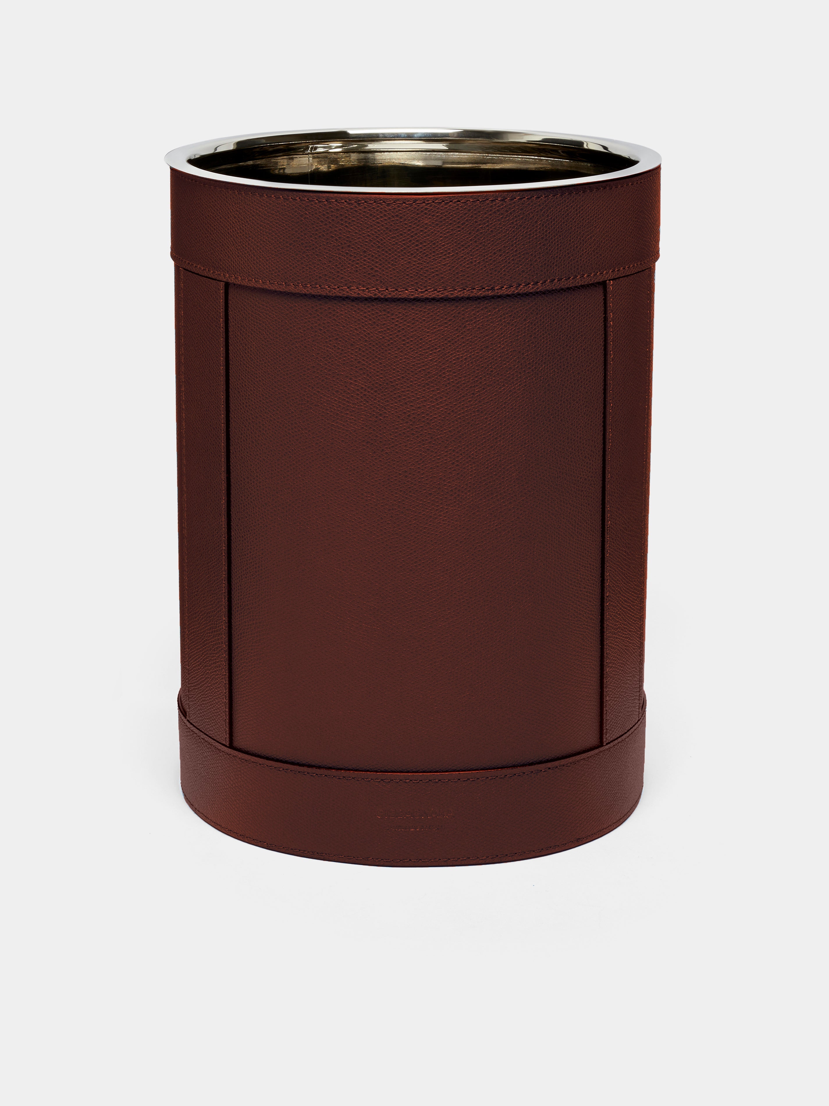 Brus Leather Wastepaper Bin